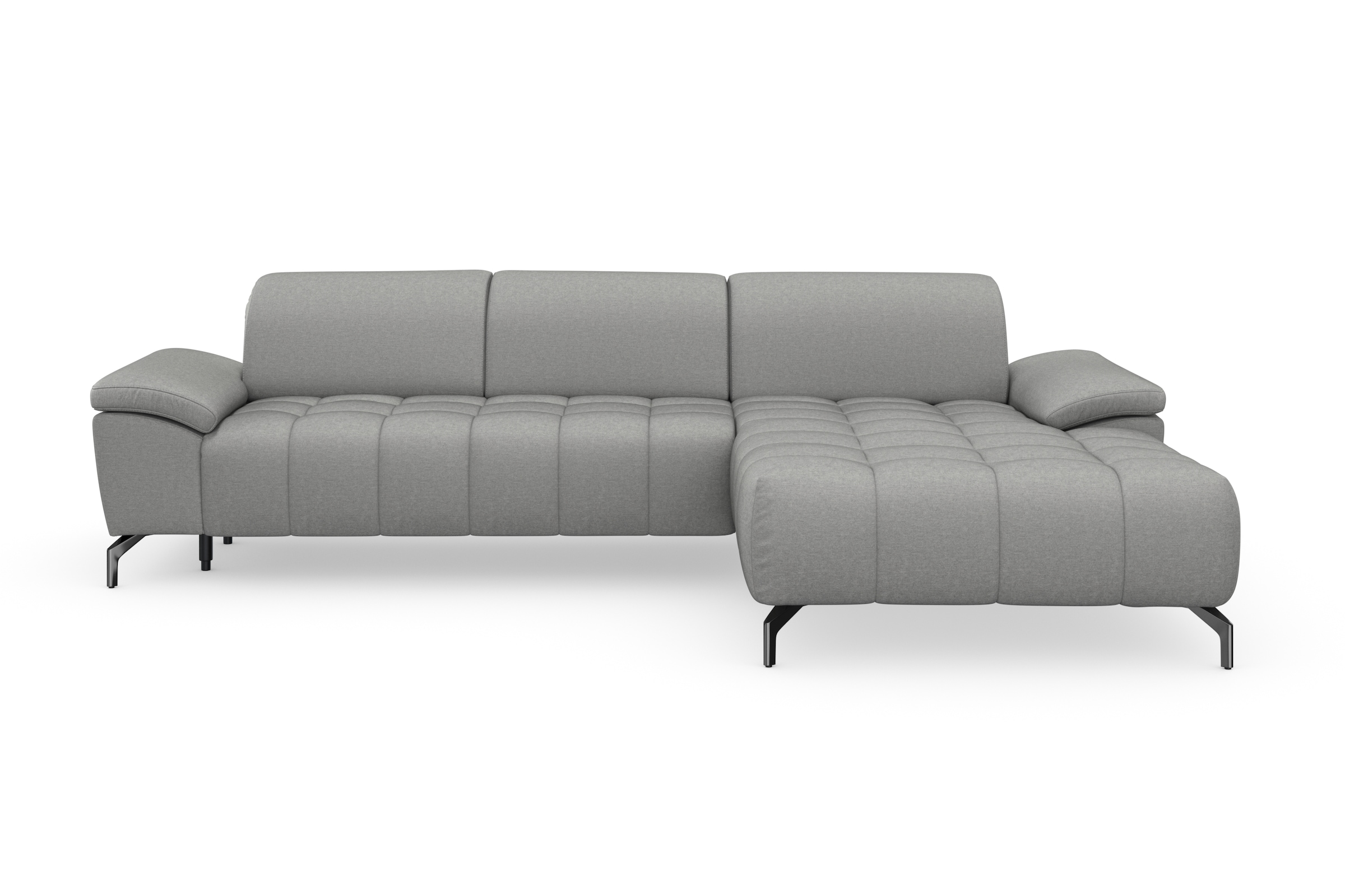 sit&more Ecksofa »Cool L-Form« wahlweise mit Kopfteilverstellung und Vorziehsitz, motorisch