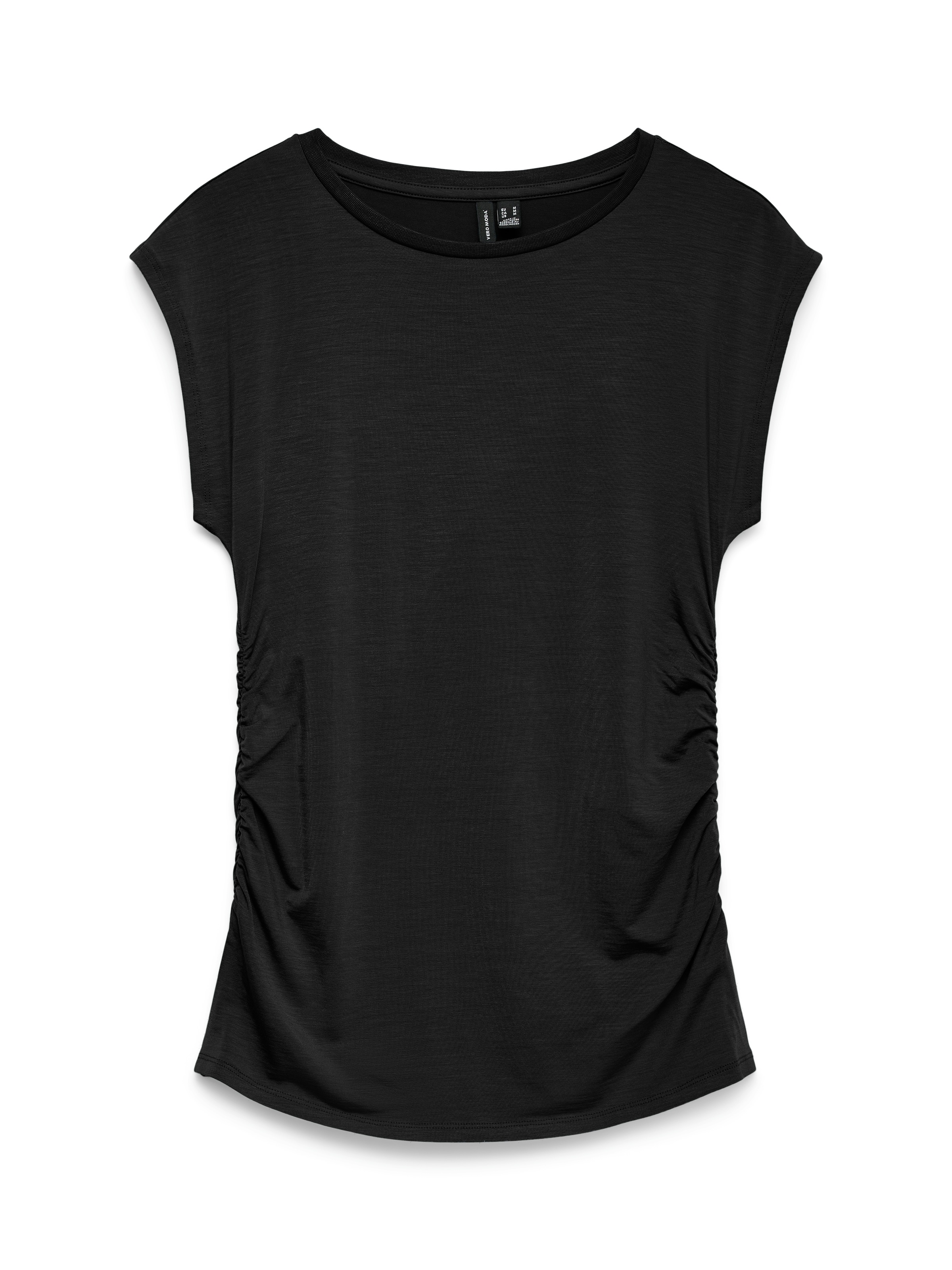 Vero Moda VMAVASARAH SL TOP JRS NOOS T-Shirt Schwarz L 5