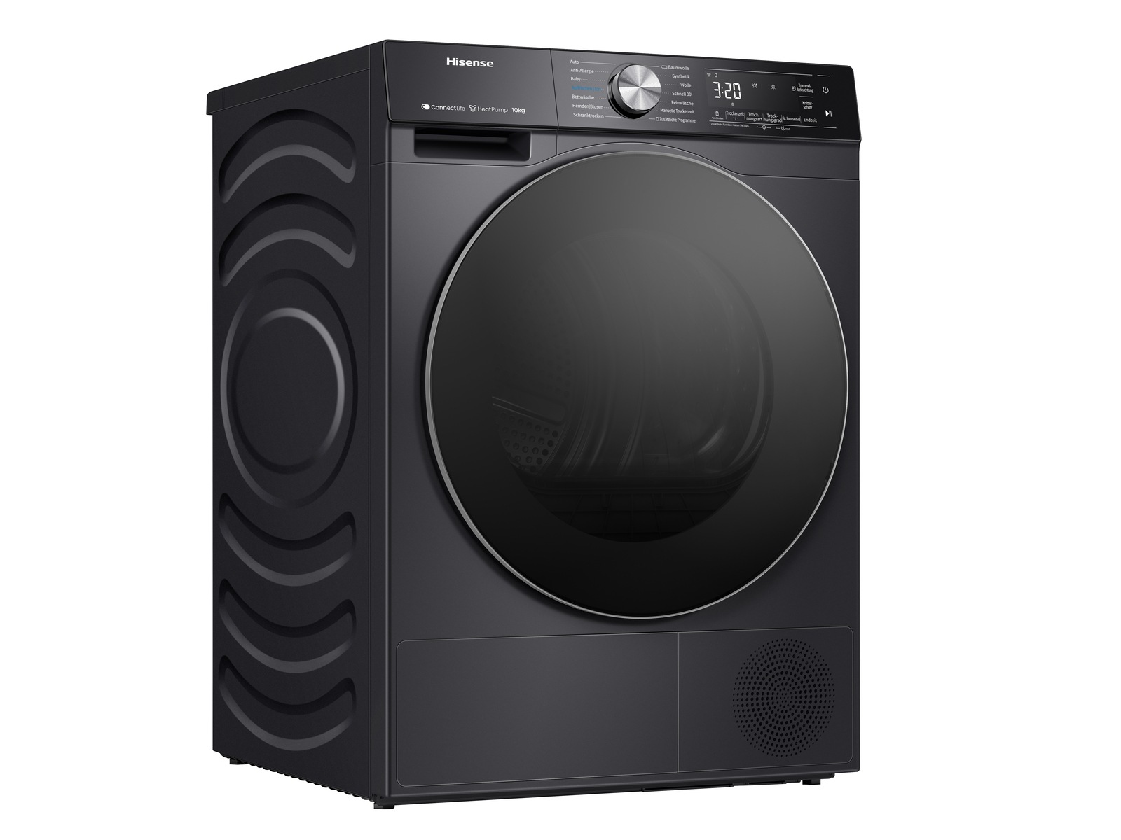 HISENSE Wärmepumpentrockner "DH5S102B", Energieeffizienz: C (A-G), schwarz, B:59,5cm H:84,5cm T:64cm, Trockner, Topseller