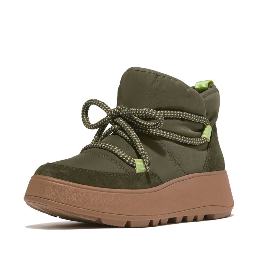 Fitflop Winterboots »F-MODE«, Snowboots, Winterstiefel mit modischer Schnürung, schmale Form