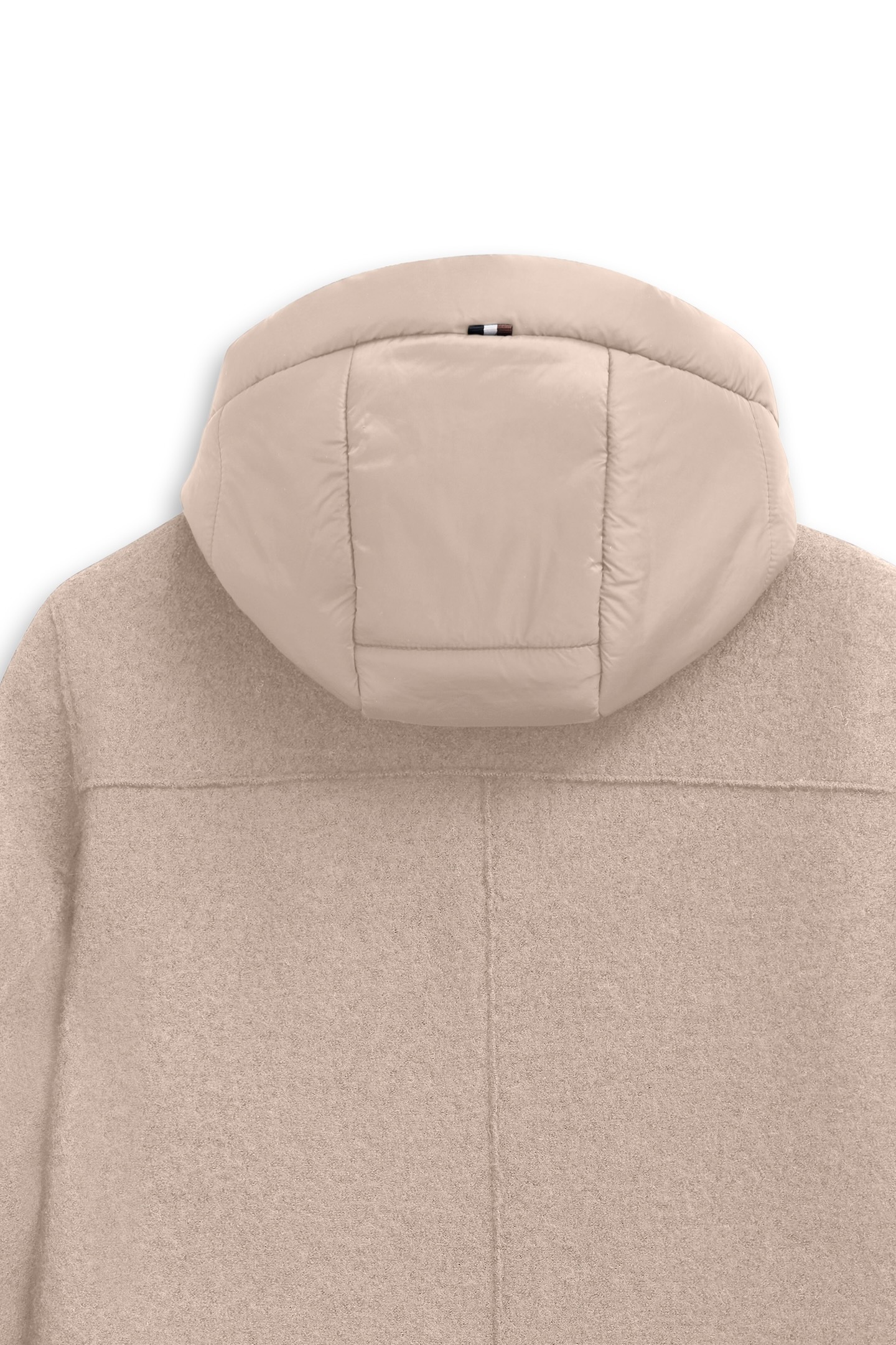 bugatti Wollmantel »Modern Fit«, mit Kapuze & herausnehmbarer Weste