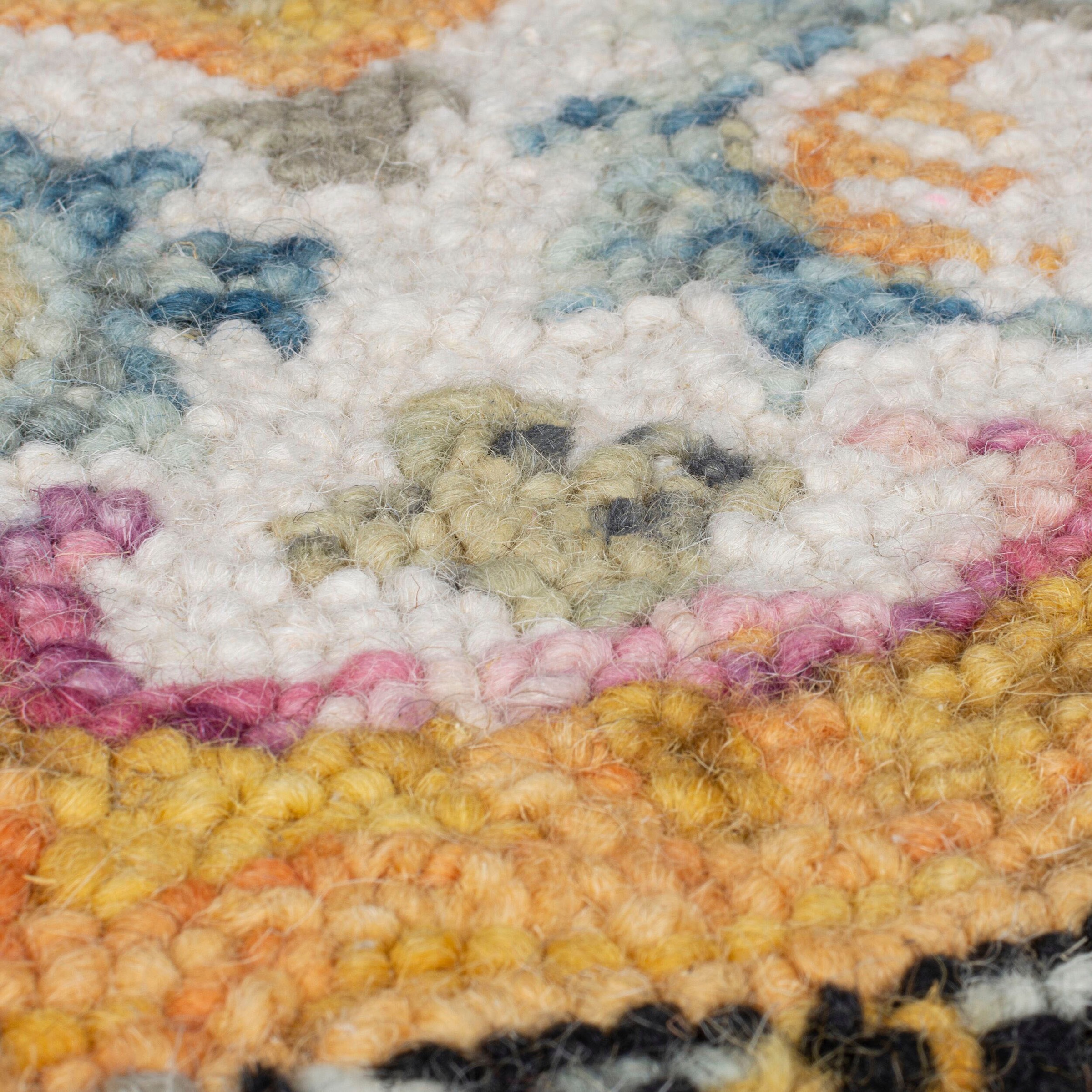 FLAIR RUGS Wollteppich »Dhalia«, rechteckig, 10 mm Höhe
