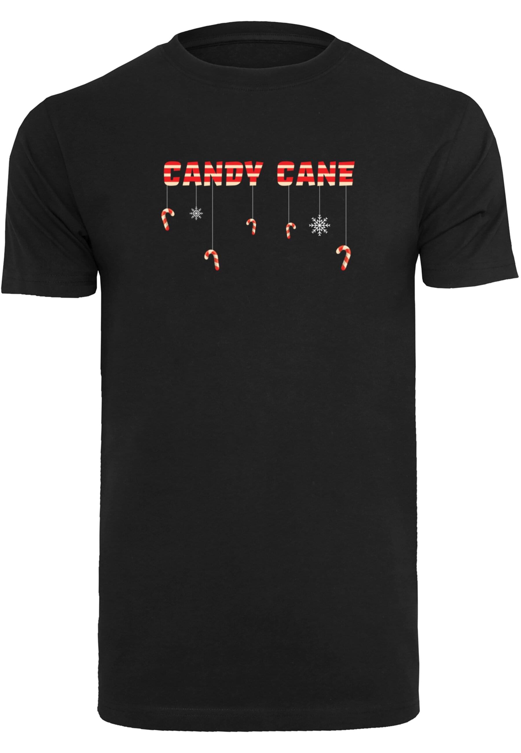 T-Shirt »Merchcode Herren Candy Cane T-Shirt Round Neck«, (1 tlg.)