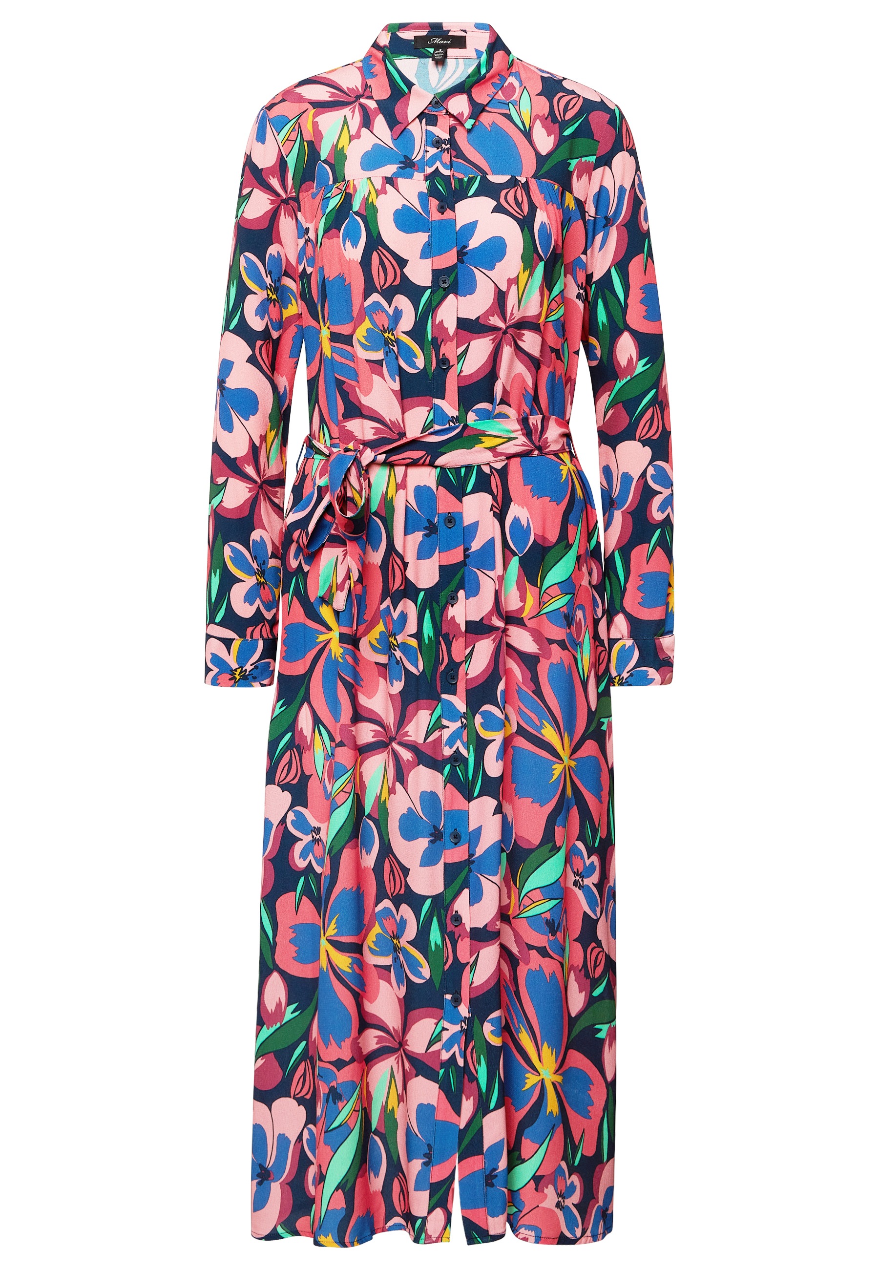 Mavi Maxikleid »PRINTED LONG DRESS«, Kleid mit Muster
