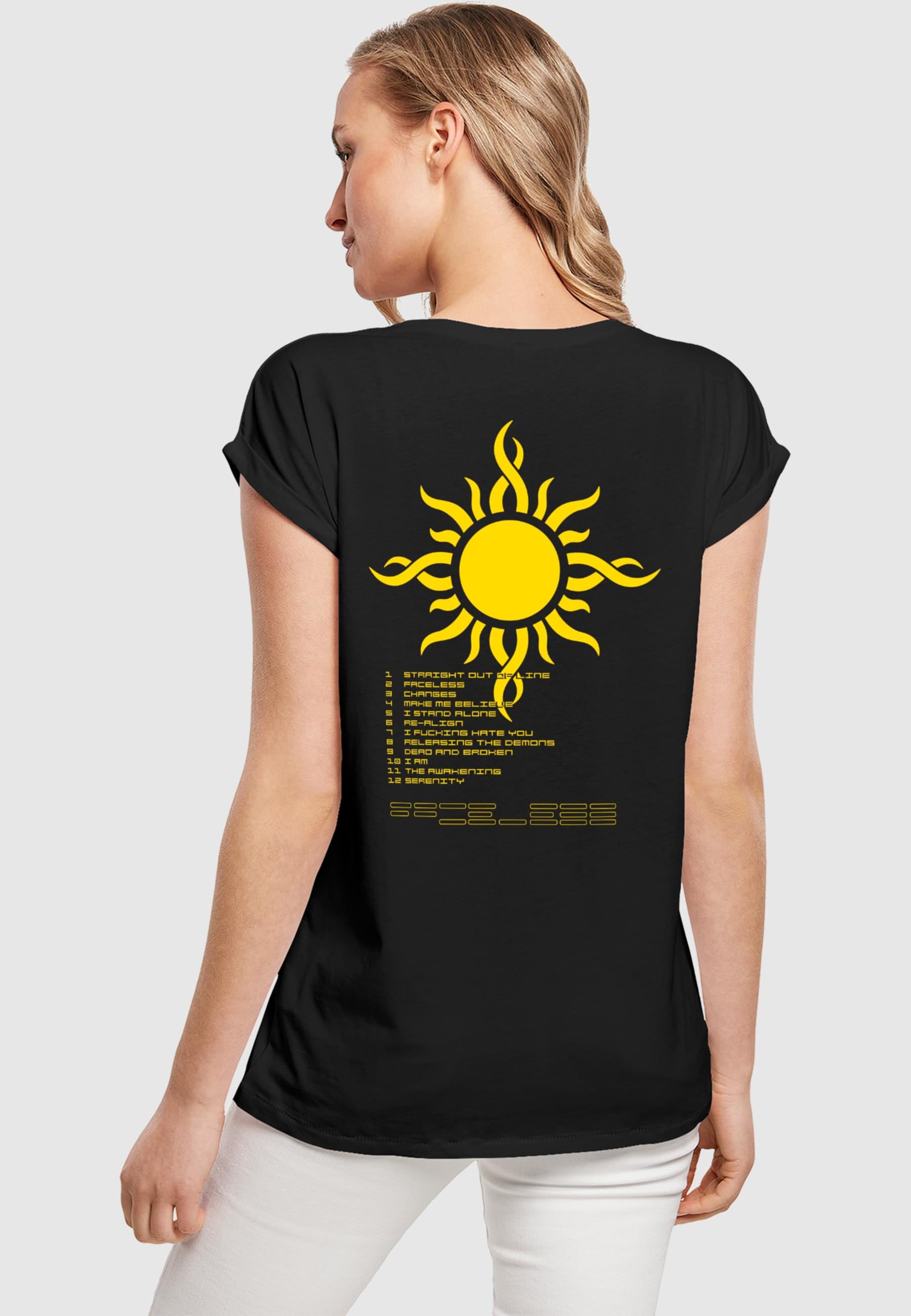 Merchcode T-Shirt »Merchcode Ladies Godsmack - Faceless T-Shirt«, (1 tlg.)