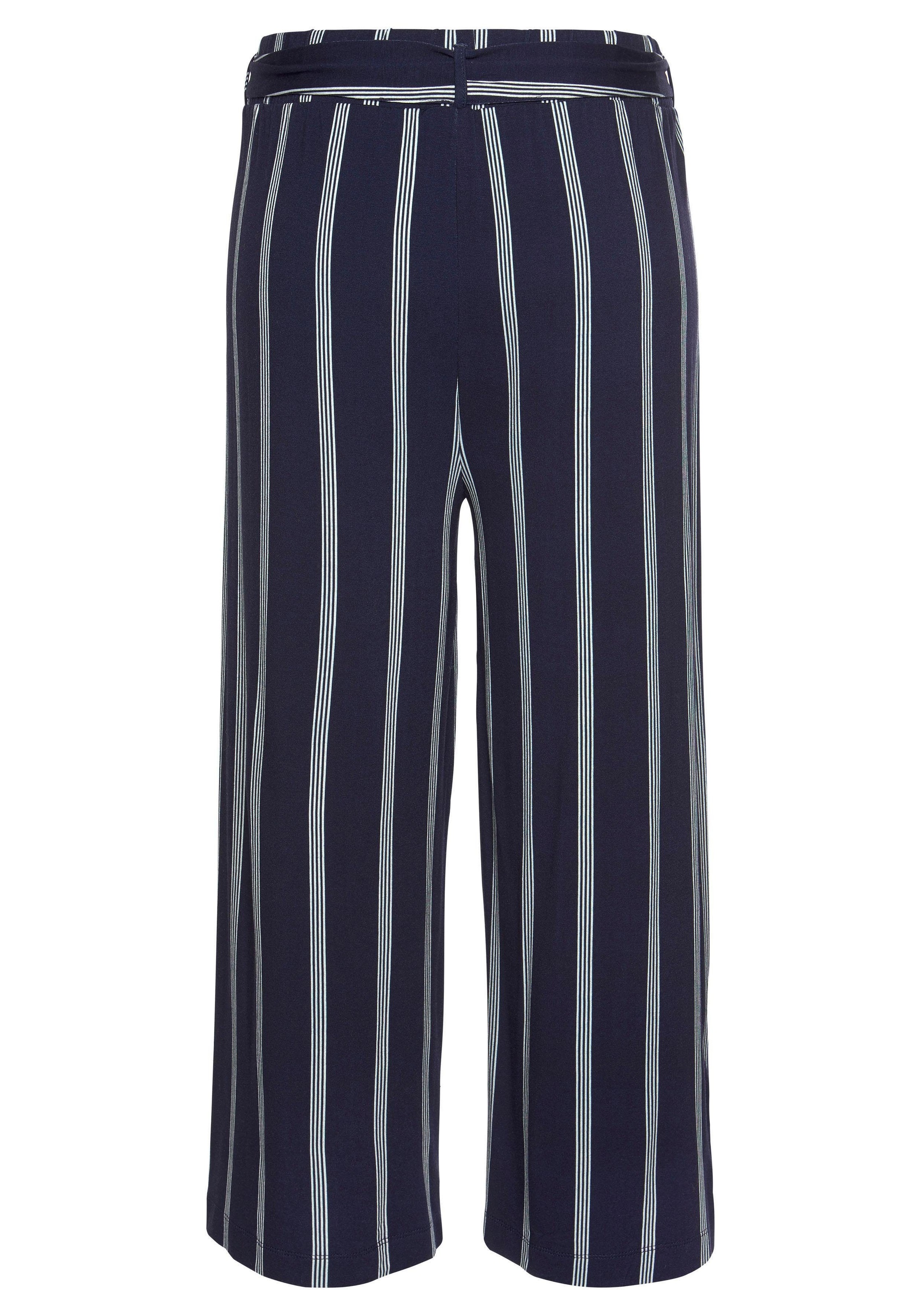 Lascana Culotte Blue Striped Size 40 3
