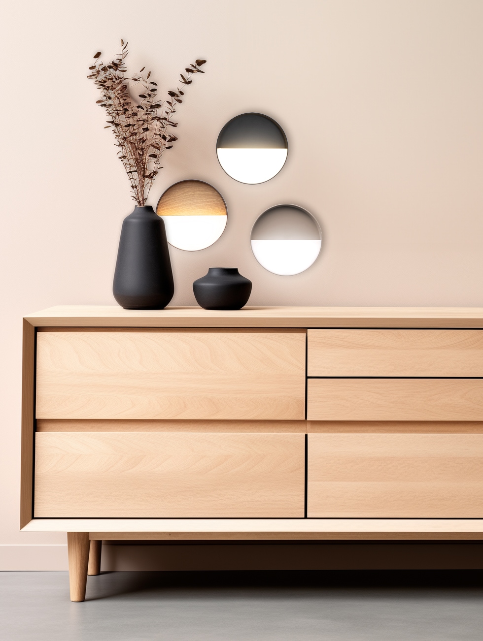 ECO-LIGHT LED Außen-Wandleuchte »LED-Wandleuchte MEG holzfarben«, 1 flammig, Leuchtmittel LED-Board | LED fest integriert, Akku-Licht für Innen & Außen
