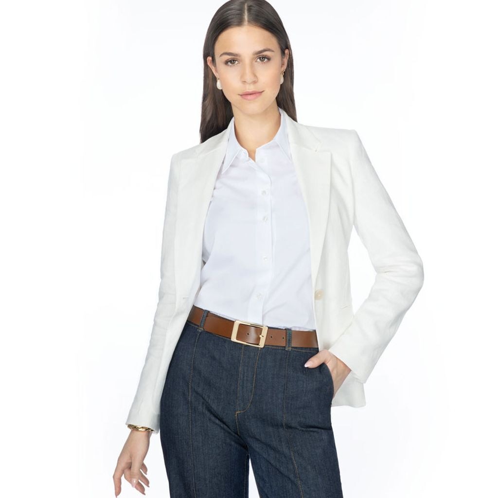 BERND GÖTZ Ledergürtel »Ledergürtel mit eckiger Goldschließe«