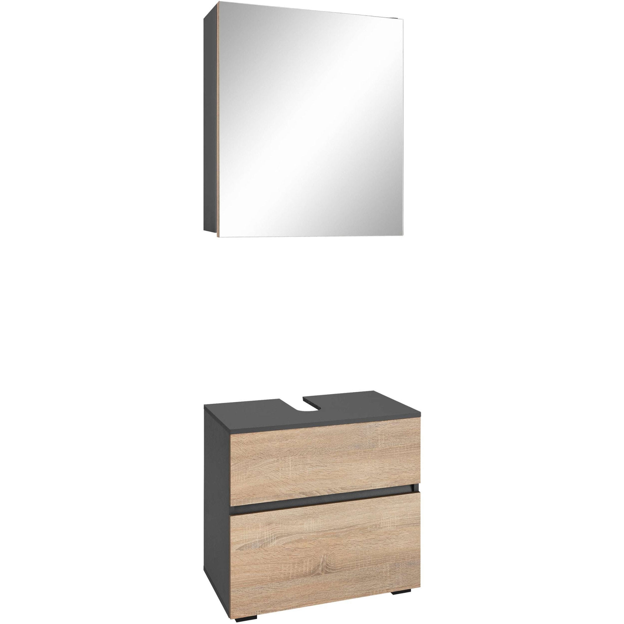 Home affaire Badmöbel-Set "Wisla" Set, 2 Stk. tlg. Spiegelschrank, WBU mit günstig online kaufen