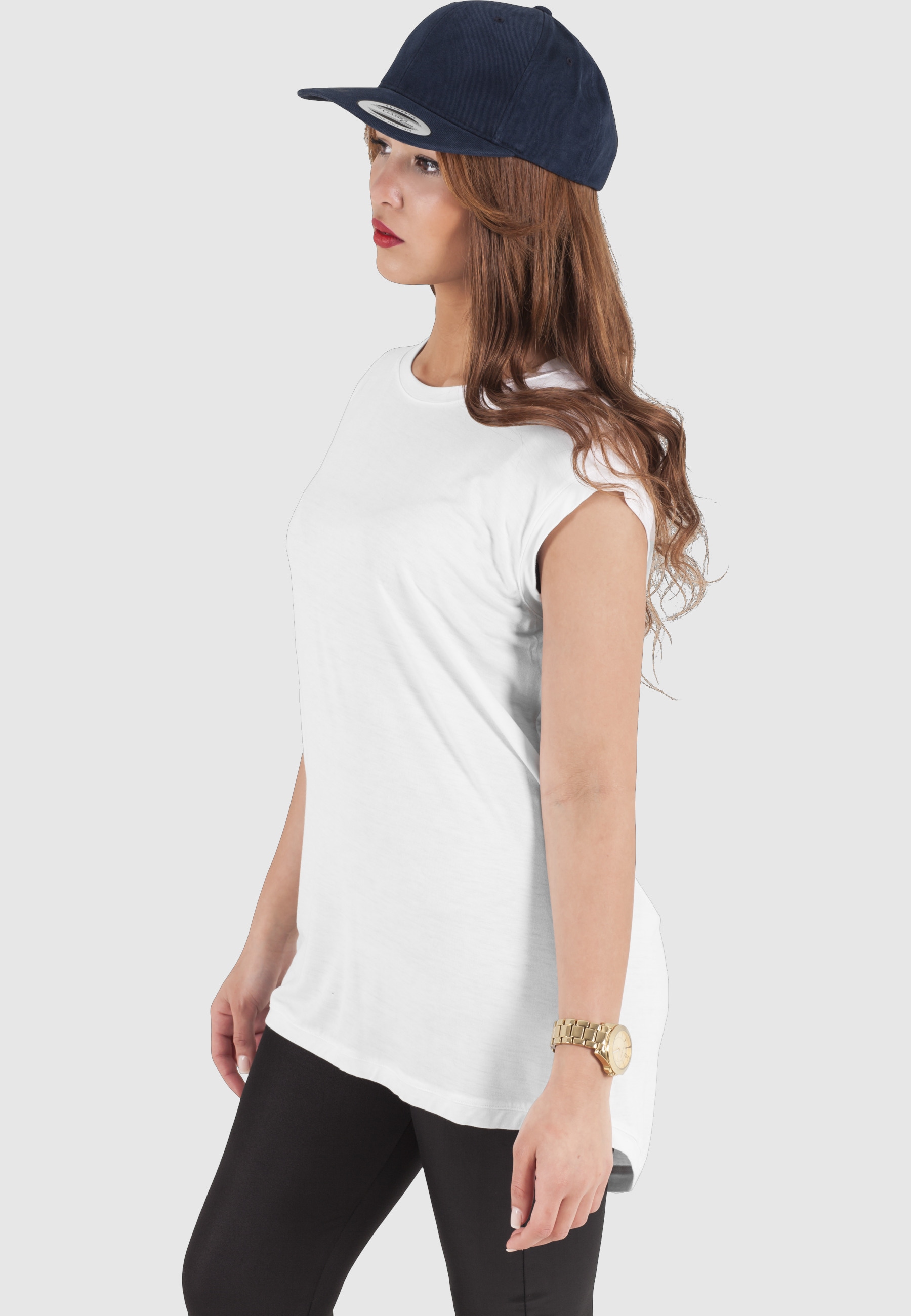 Flexfit Snapback Cap »Flexfit Unisex Brushed Cotton Twill Mid-Profile«