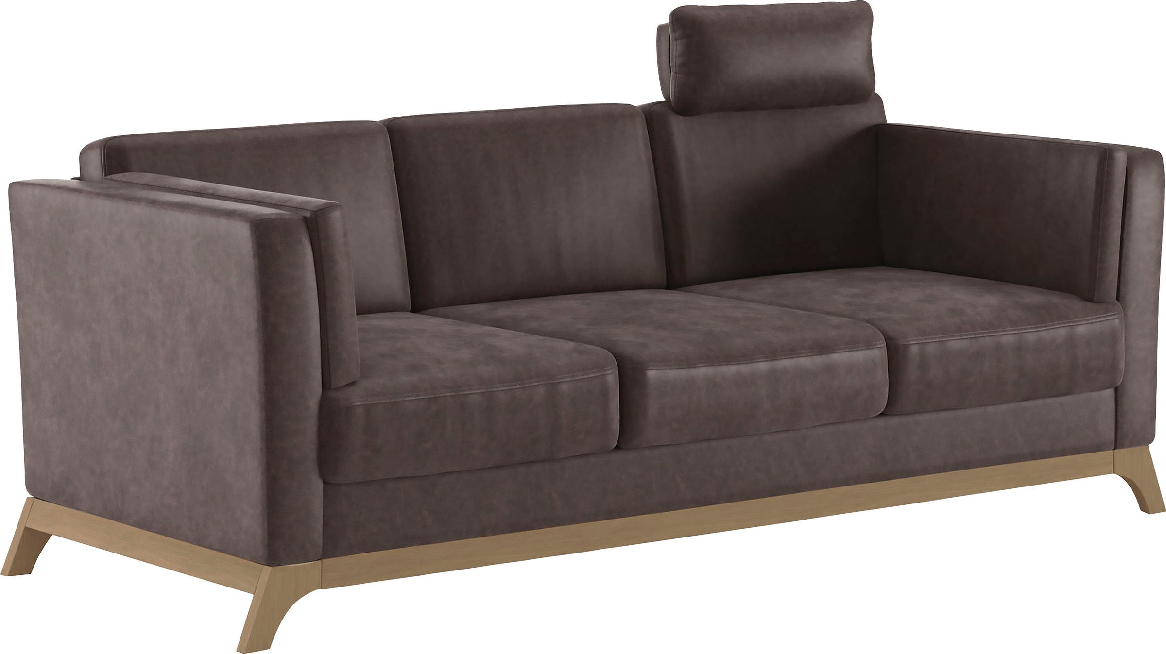 Thumbnail - Home affaire 3-Sitzer "Viva" mit Holzrahmen aus Buche