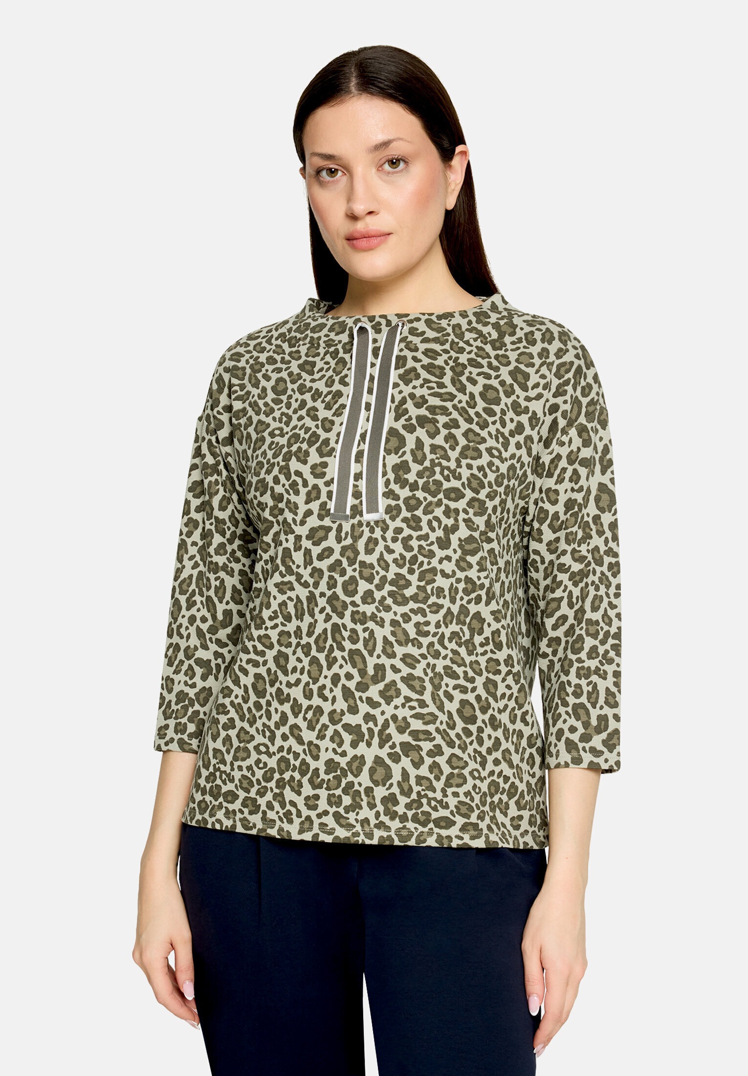 Betty Barclay Women Sweatshirt Khaki Size 48 10