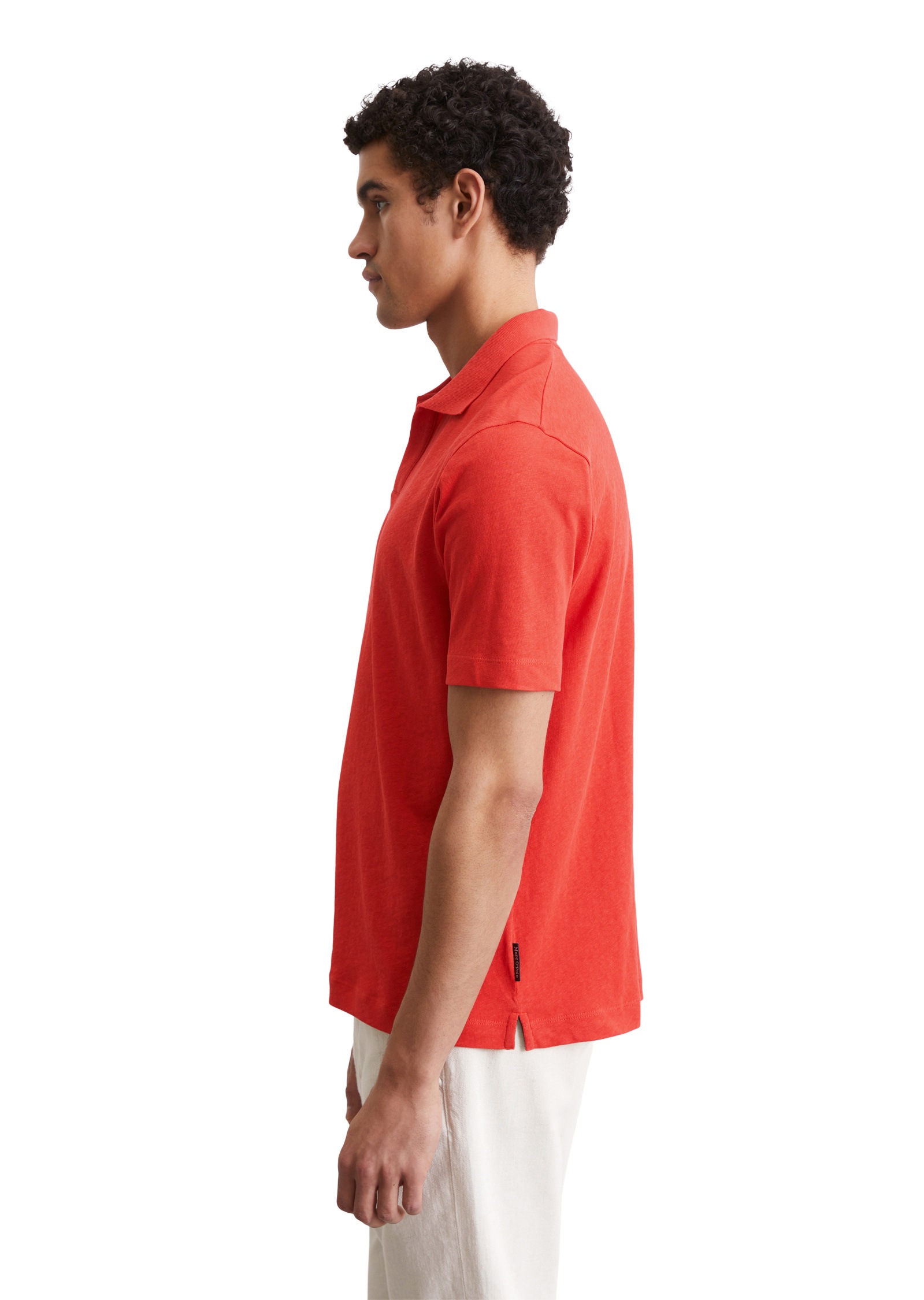 Marc O'Polo Poloshirt »aus Bio-Baumwolle und Leinen«