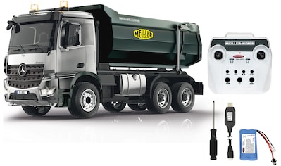 RC-LKW »Mercedes-Benz Arocs Metal Meiller 1:20, 2,4 GHz«, mit LED Licht und...