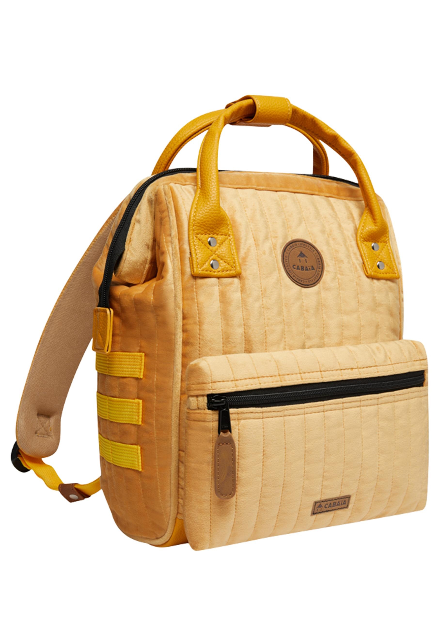 CABAIA Tagesrucksack »Adventurer S Quilted«, Gesteppter Rucksack mit austauschbaren Vordertaschen