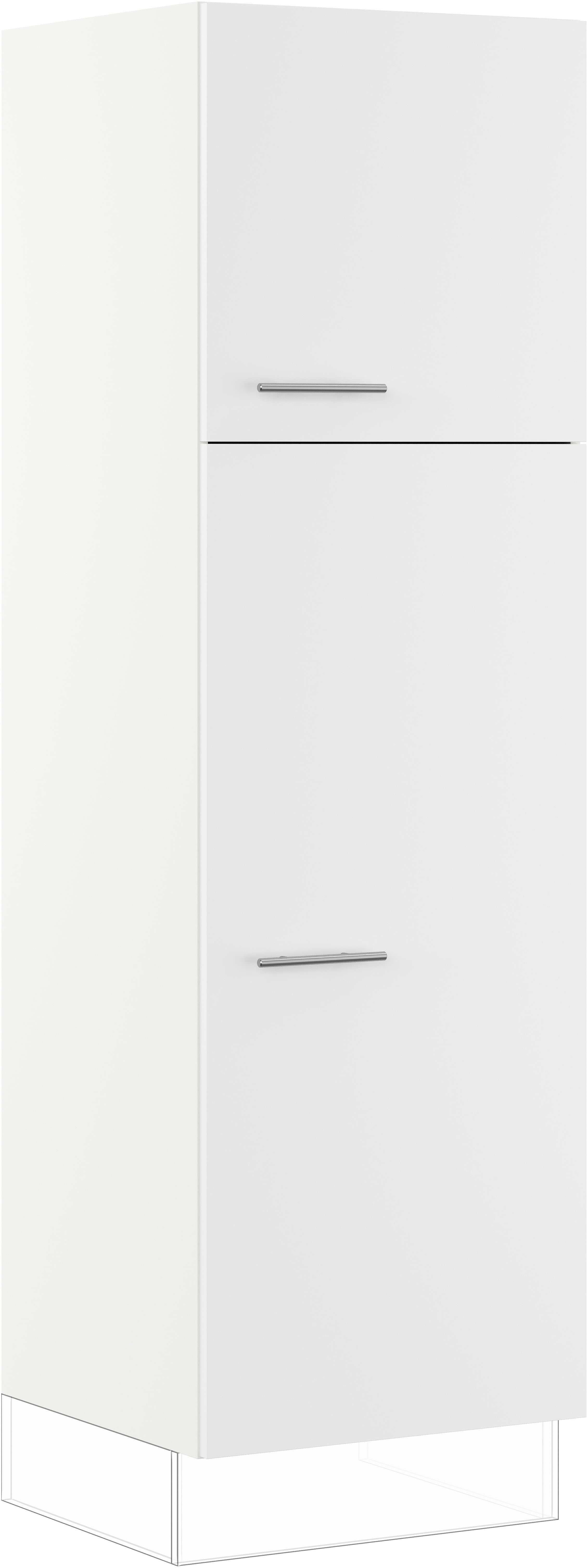 IMPULS KÜCHEN Kühlumbauschrank ""Valencia & Tirana", Breite/Höhe: 60/190,7 cm" vormontiert, mit Drehtüren, mit verstellbarem Fachboden