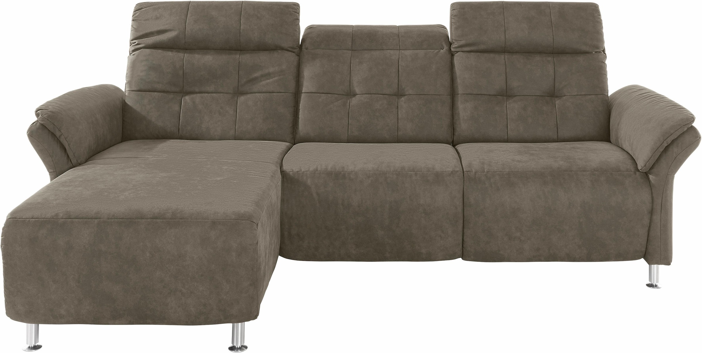 Home affaire Ecksofa "Manhattan L-Form" 2 Sitze mit elektrischer Relaxfunkt günstig online kaufen