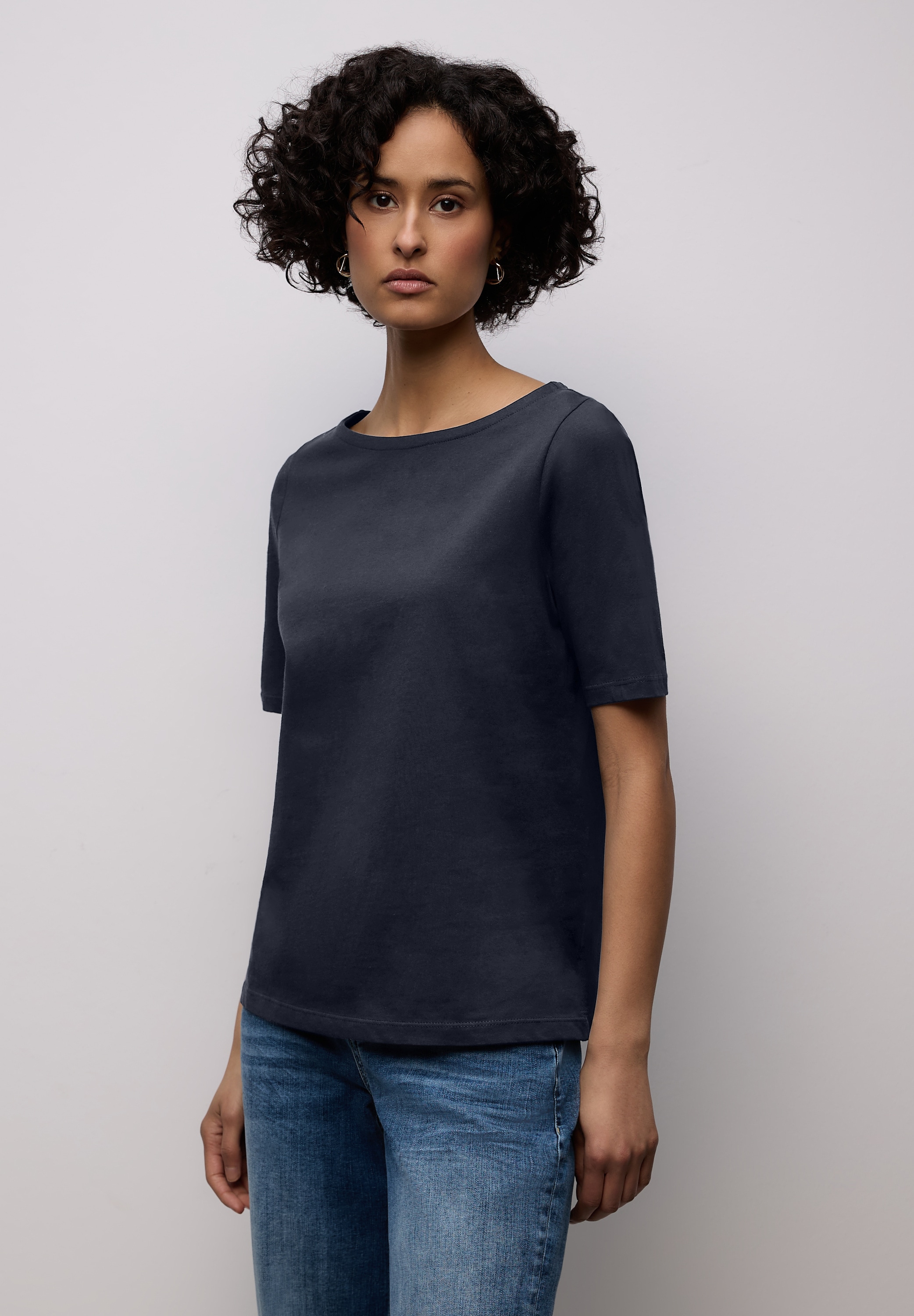 STREET ONE T-Shirt aus reiner Baumwolle