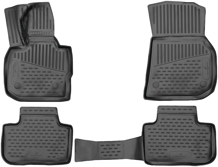 WALSER Passform-Fußmatten, Hyundai, Santa Fe, Geländewagen, (4 St., 2  Vordermatten, 2 Rückmatten), für Hyundai Santa Fe II 10/2005-03/2015 per  Rechnung | BAUR