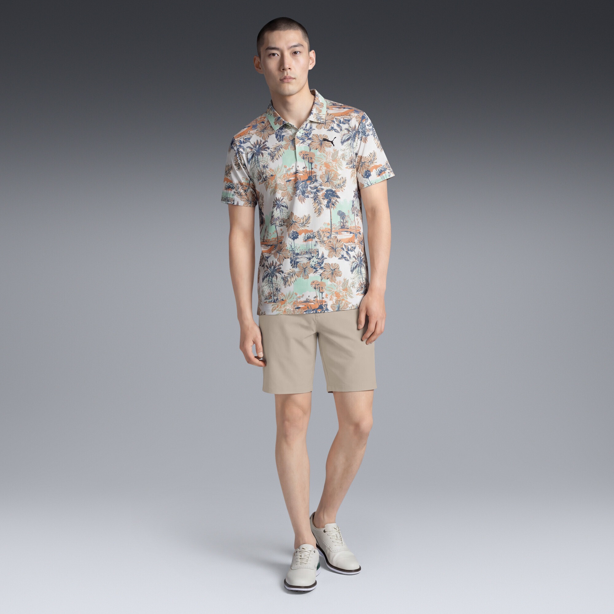 PUMA Poloshirt »CLOUDSPUN Palm Golfpolo Herren«