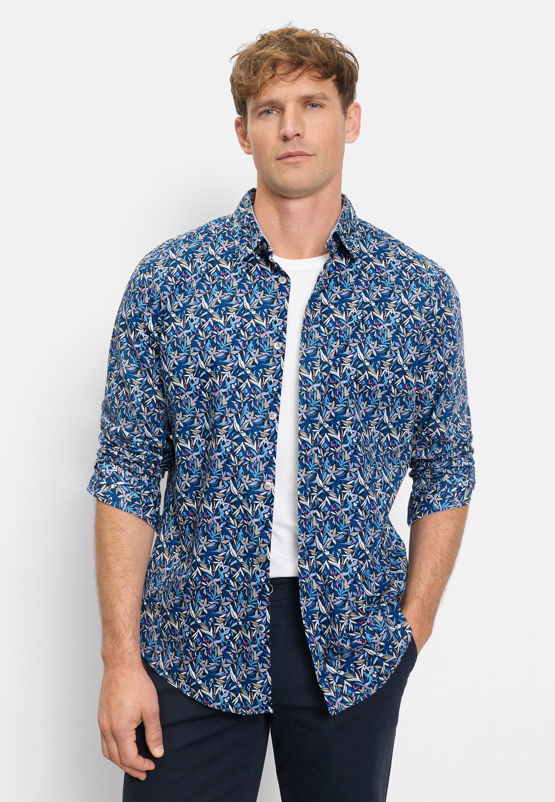 OLYMP Langarmhemd "OLYMP Casual, regular fit, Kent" günstig online kaufen