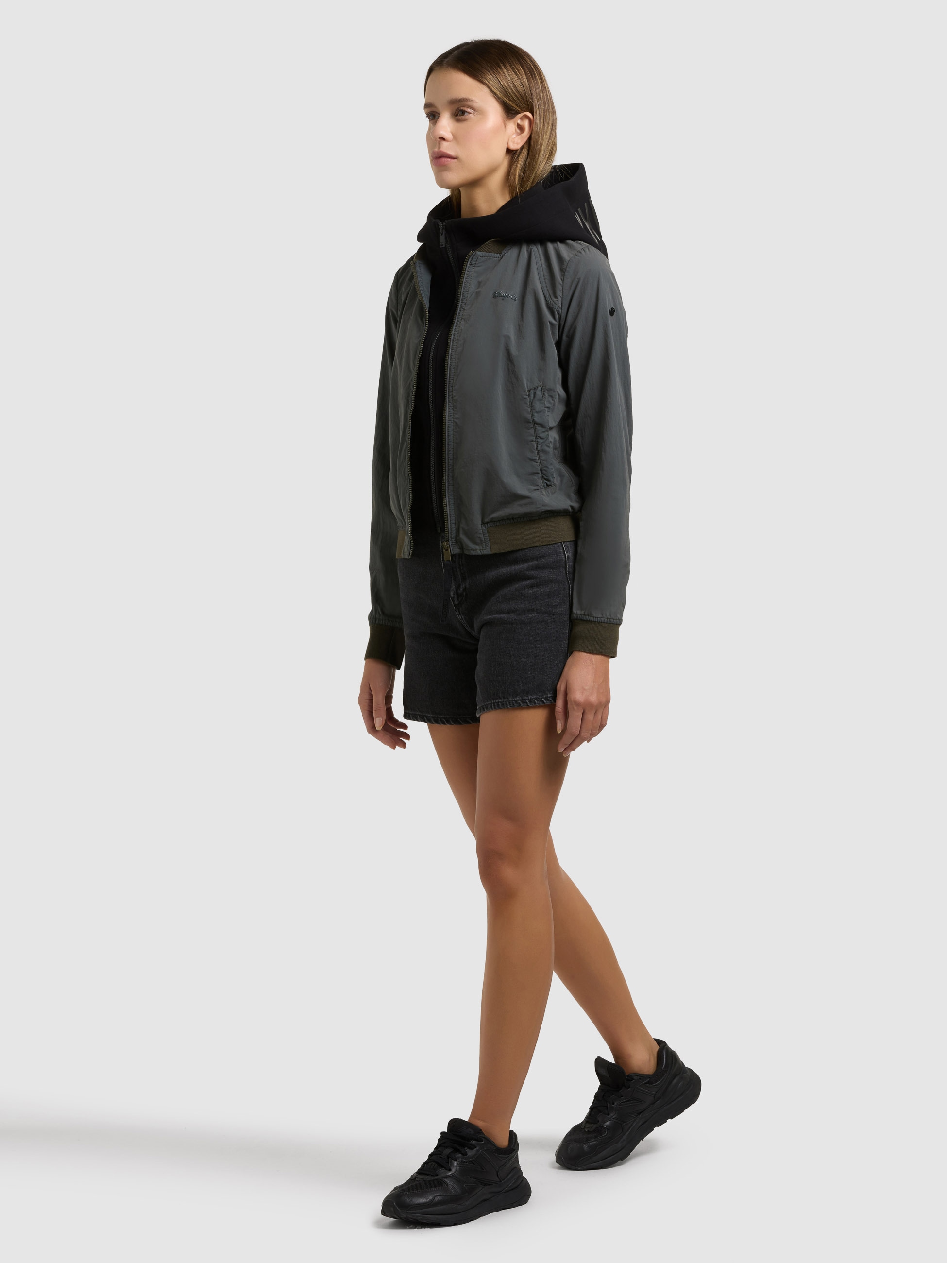 khujo Blouson »MEETS 2IN1« mit Kapuze