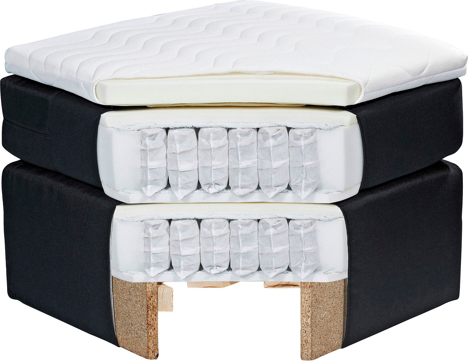 ED EXCITING DESIGN Boxspringbett »Atlas«