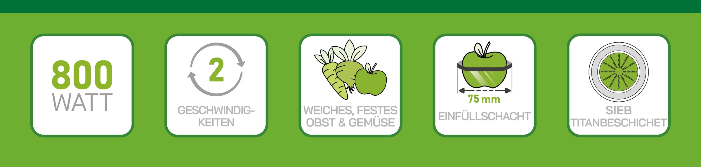 Gastroback Entsafter »VITAL JUICER PLUS 40116« 800 W