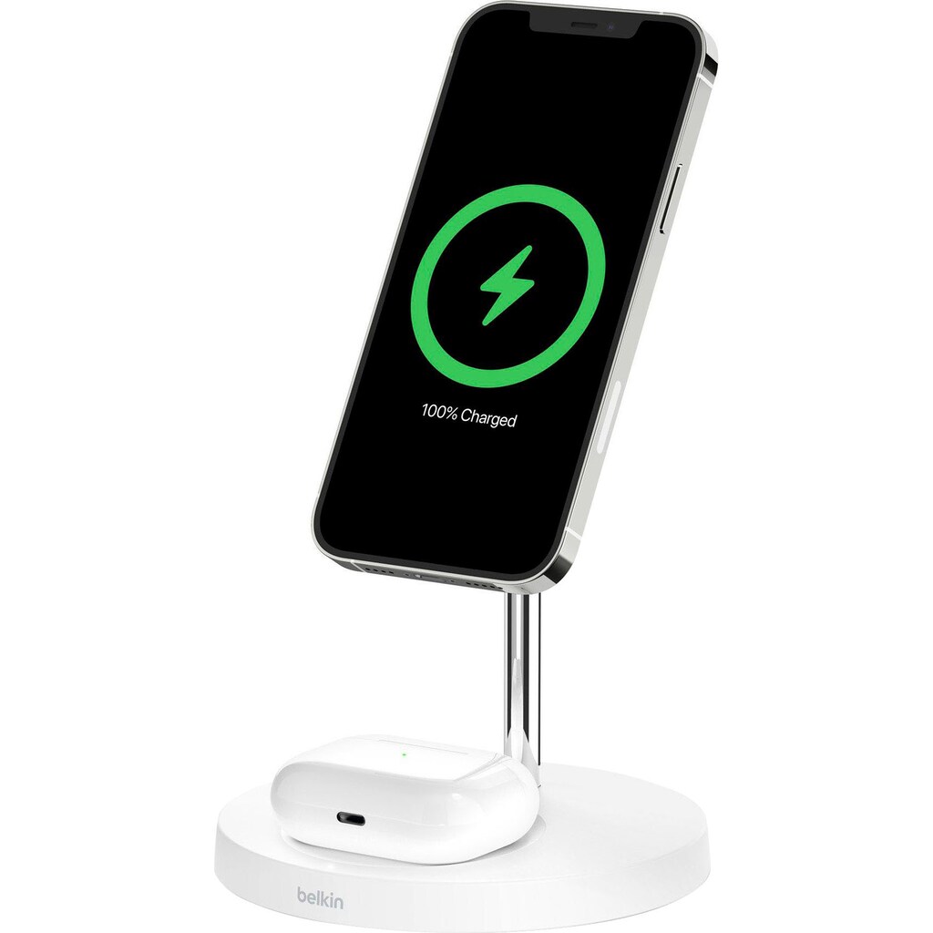 Belkin Akku-Ladestation »MagSafe drahtloses 2-in-1-Ladegerät«