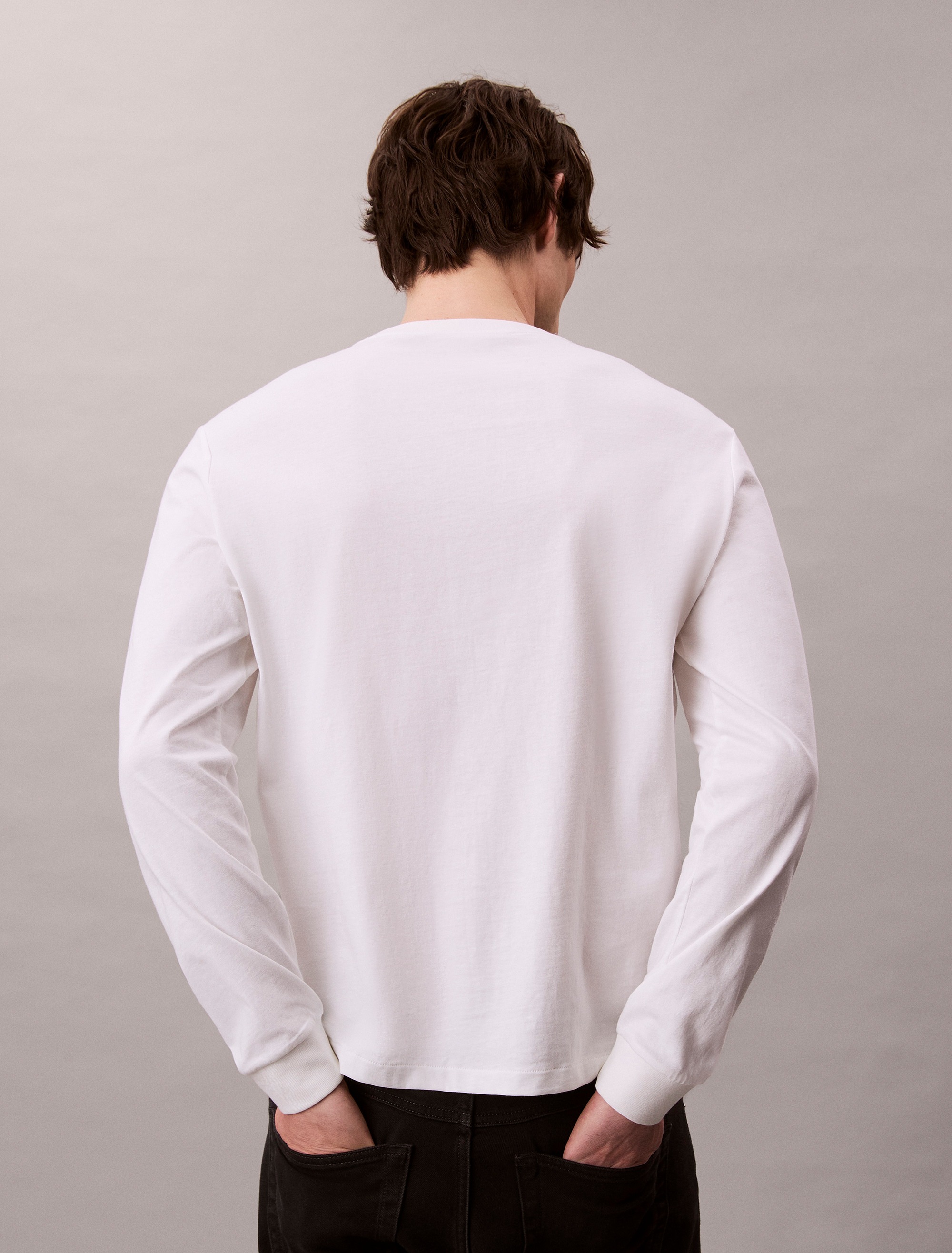 Calvin Klein Jeans Langarmshirt "LS EASY MONOGRAM TEE", Mit Rundhalsausschn günstig online kaufen