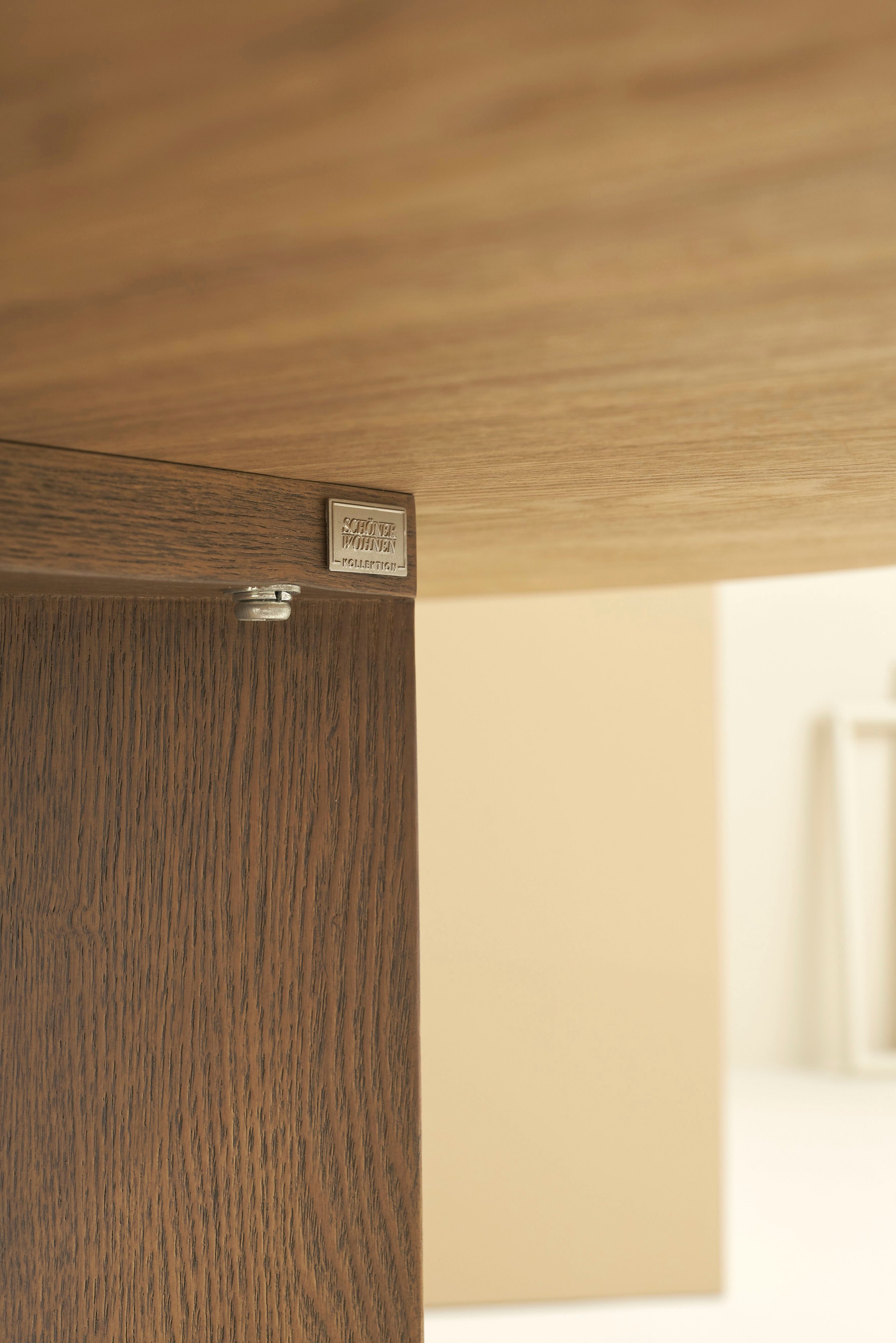 SCHÖNER WOHNEN-Kollektion Esstisch »HARSTAD« 1 Stk. tlg. 120 cm, mit variabel montierbarem Untergestell