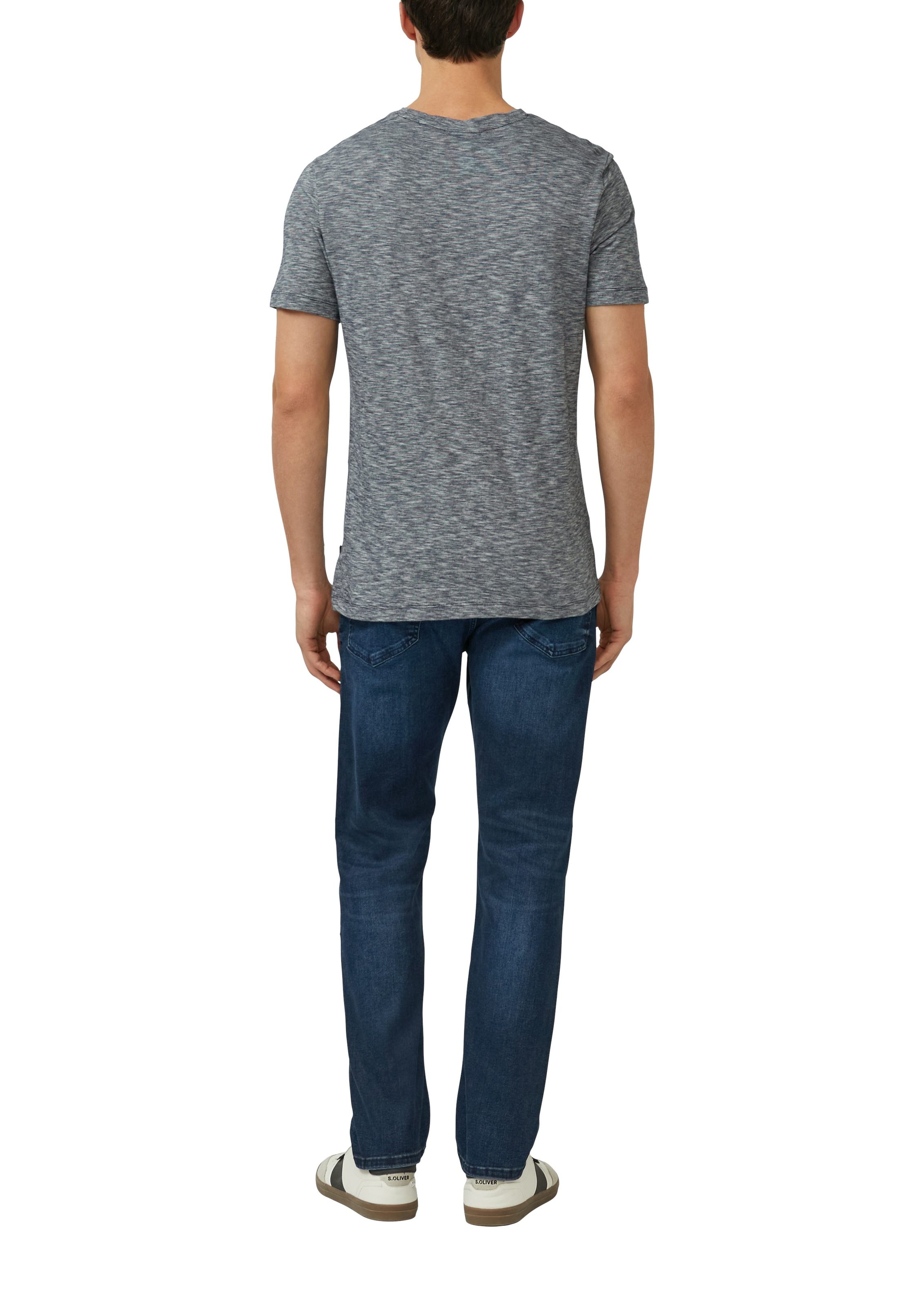 s.Oliver Kurzarmshirt meliert