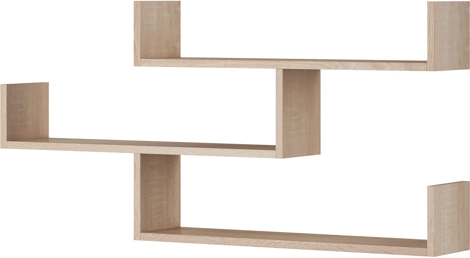 INOSIGN Wandboard »Wandregal Trio«, (1 St.), Hängeregal mit 3 Ablageflächen, modernes Design, variabel einsetzbar