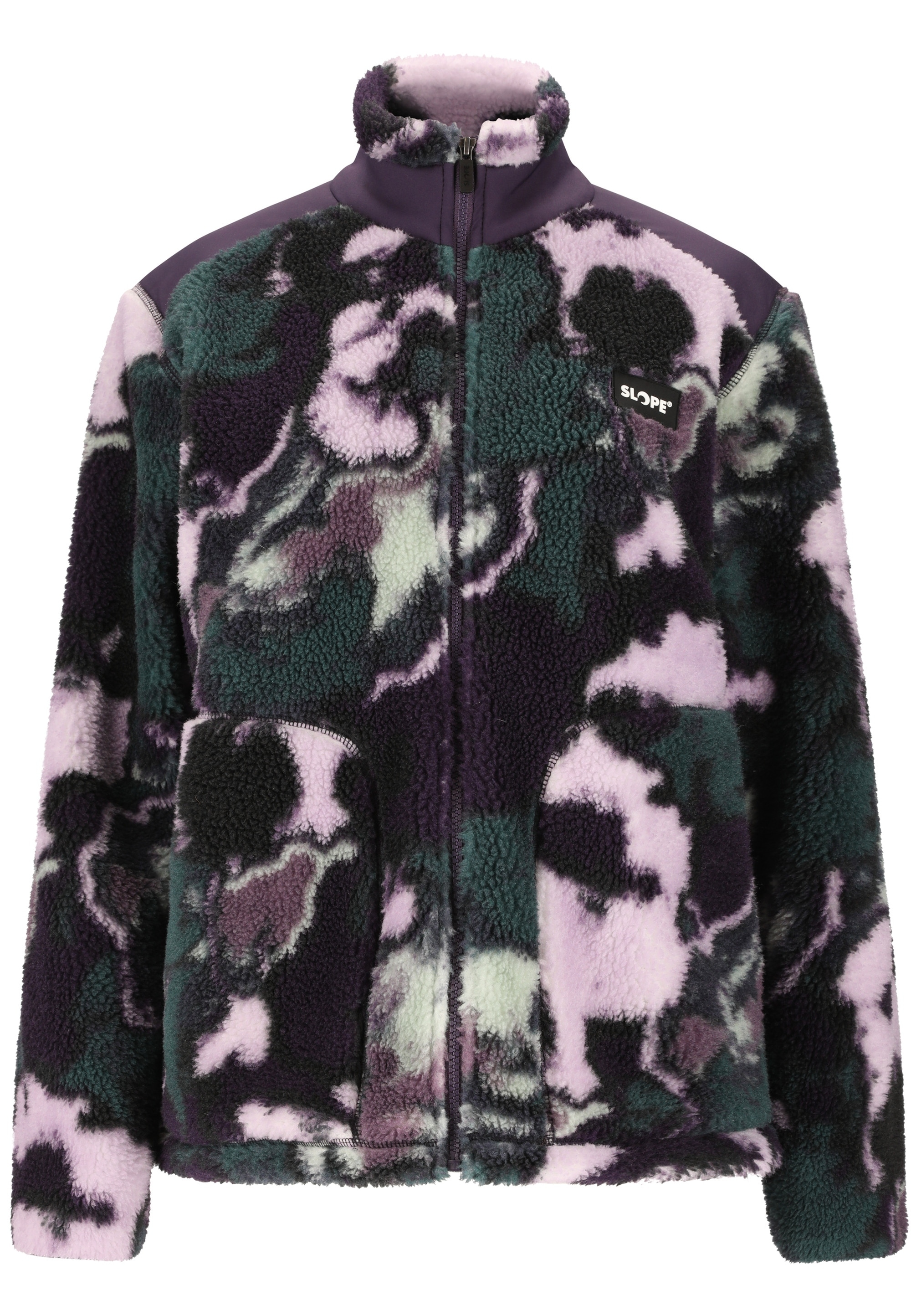 SLOPE Fleecejacke »Kendor« aus wärmendem Teddy-Stoff