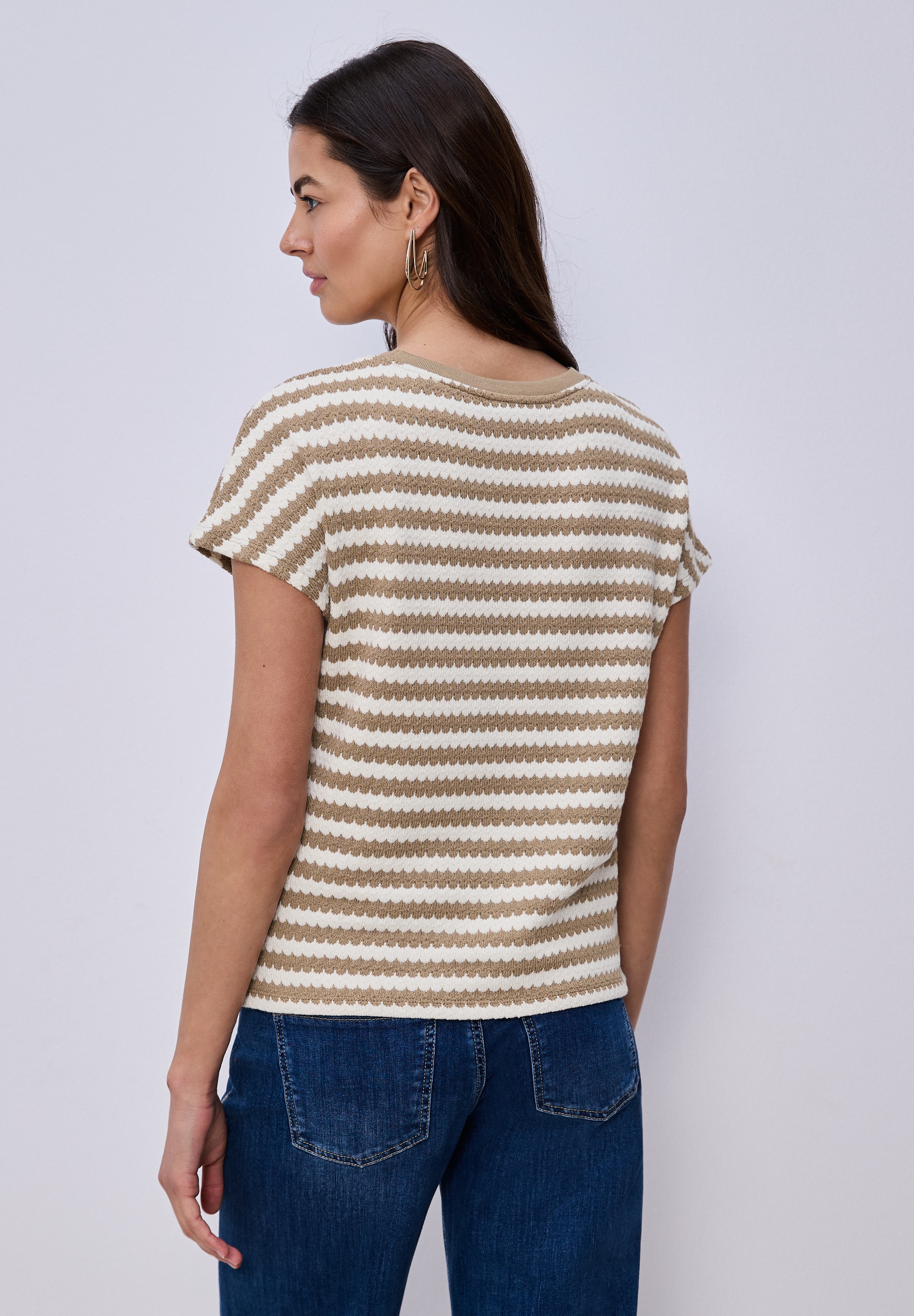 STREET ONE T-Shirt im Streifendesign