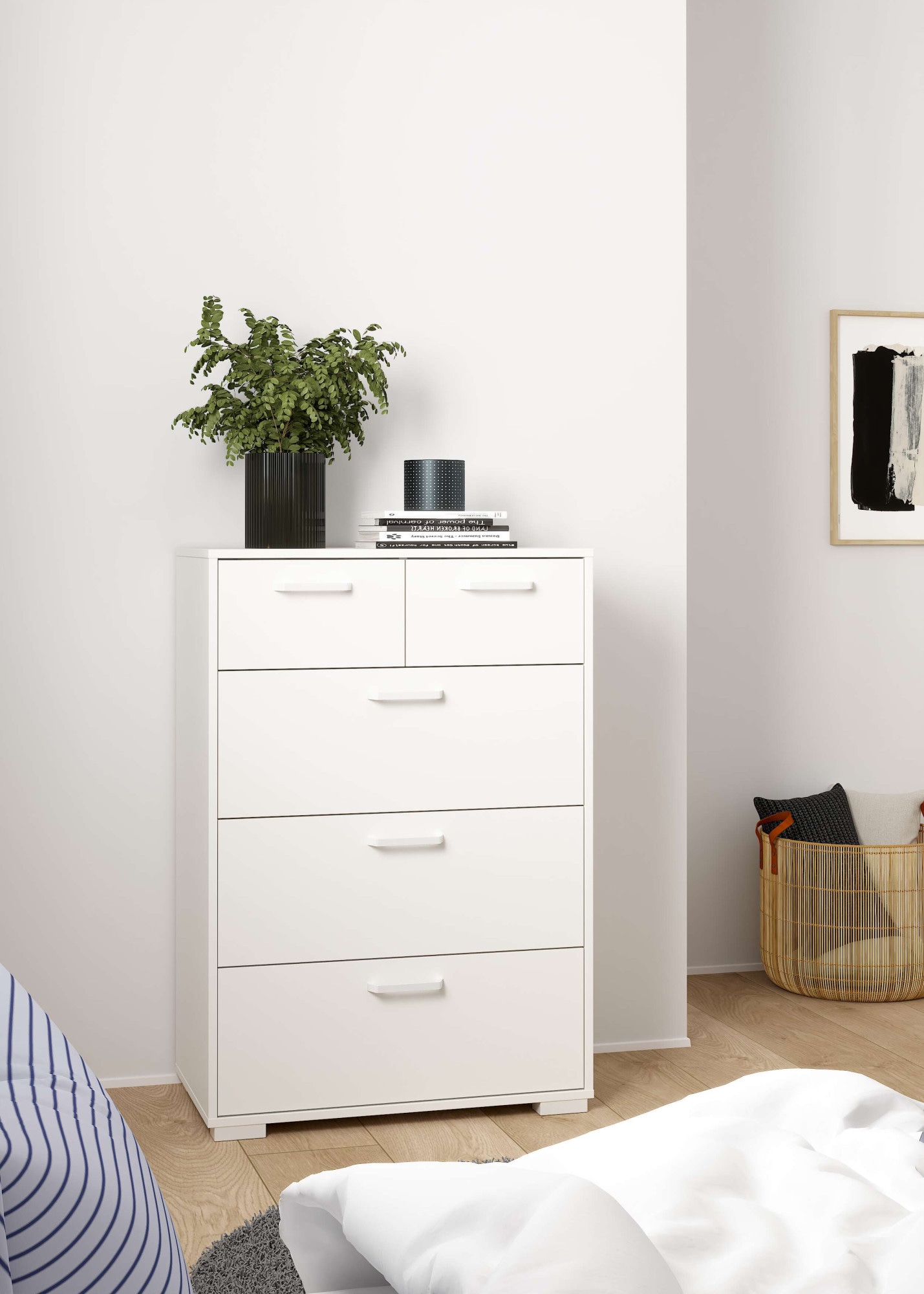 Home affaire Highboard »Sofia« minimalistisches, modernes Design, Breite 40,2 cm