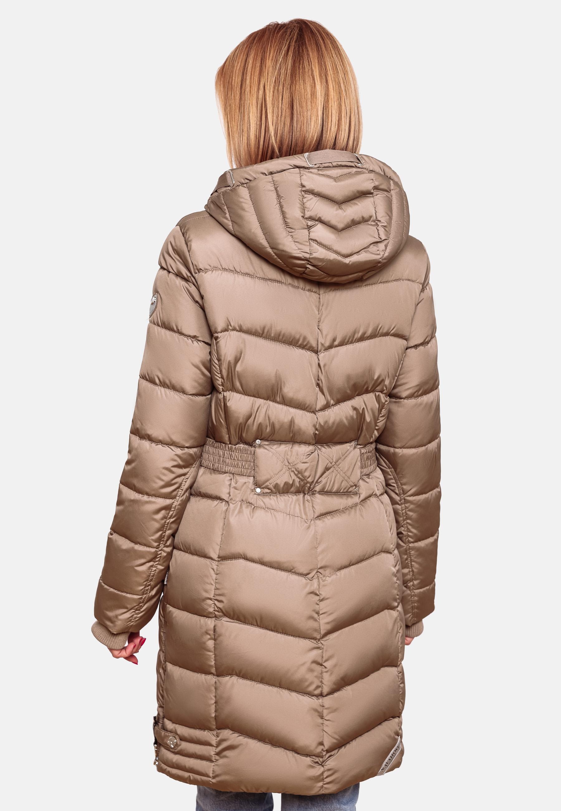 Navahoo Steppmantel »Alpenveilchen«, Stylischer Wintermantel mit schicken Details