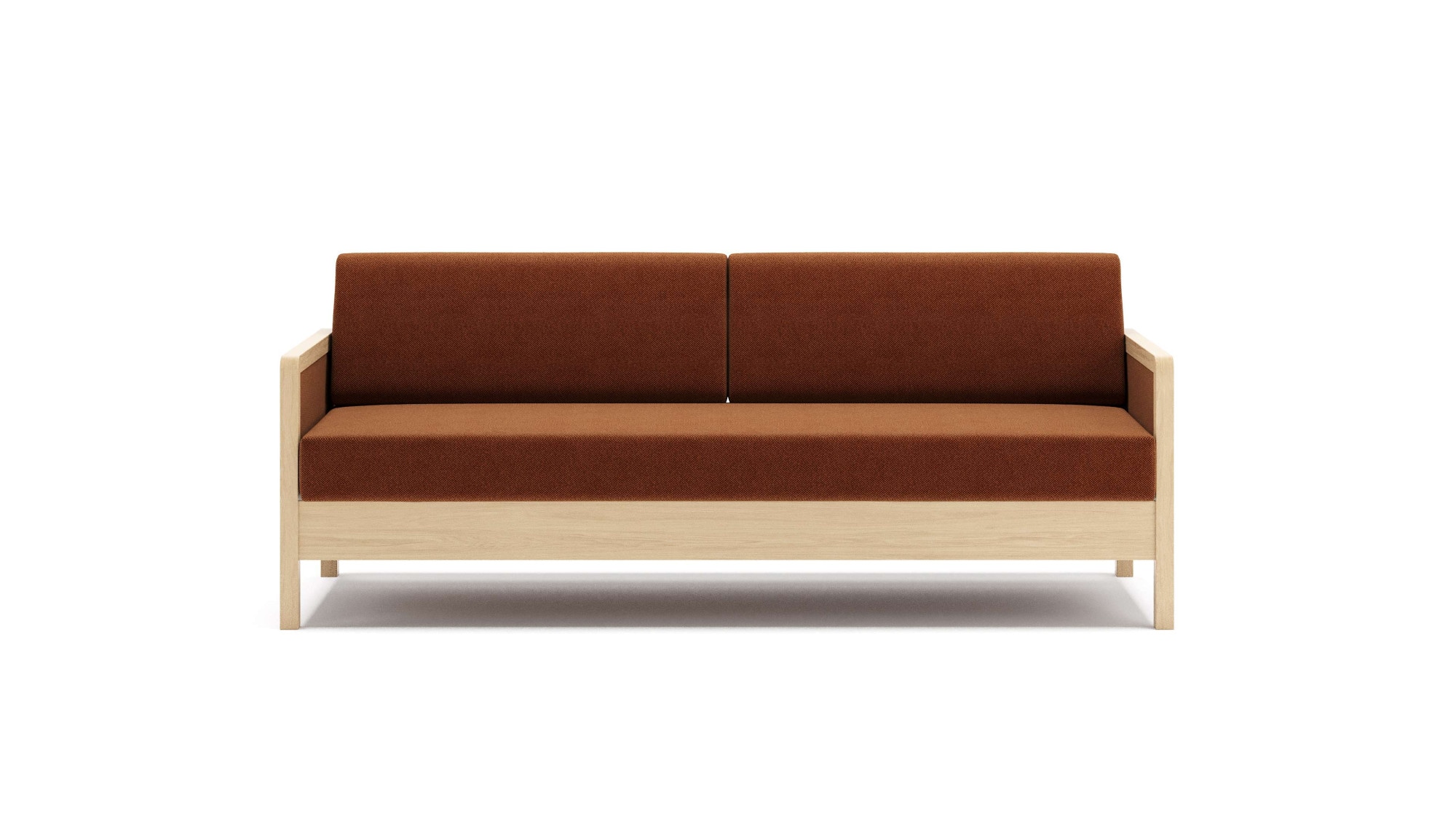 HESTBÆK Schlafsofa "Hestbæk 168 3-Sitzer, Bettfunktion, Breite 208cm, Komfortsitzhöhe 47cm" Umklappbar, Querschläfer, sehr komfortabel, Stauraum