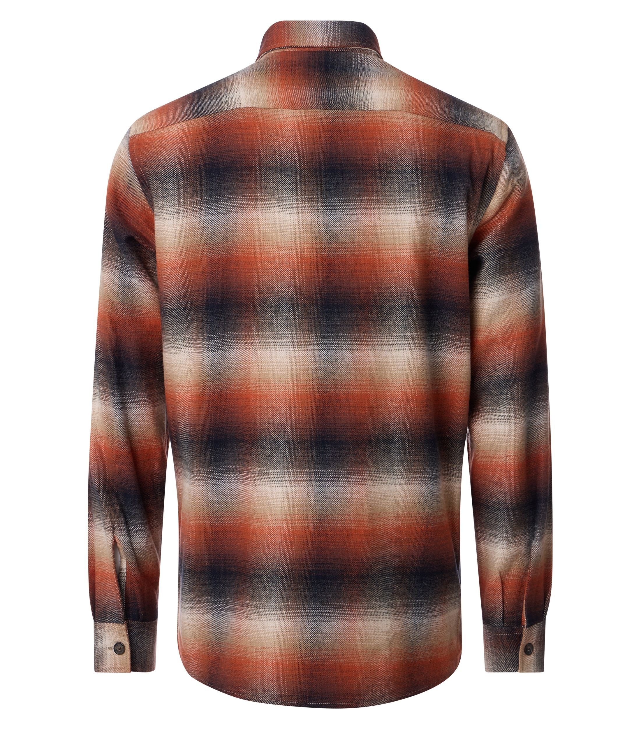 CASAMODA Langarmhemd "CASAMODA Hemdjacke kariert" günstig online kaufen