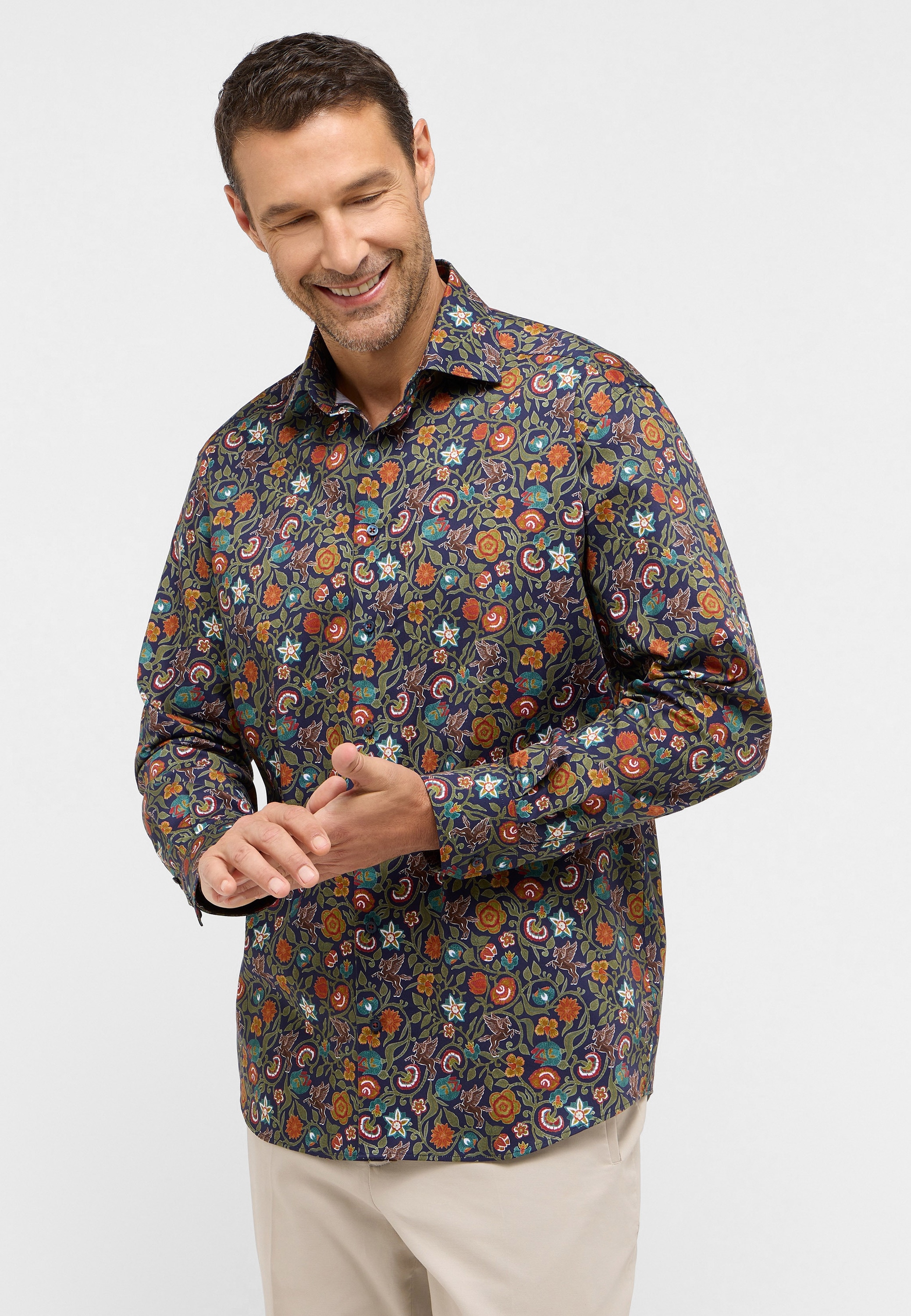 Eterna Langarmhemd "COMFORT FIT", NON IRON (bügelfrei) günstig online kaufen