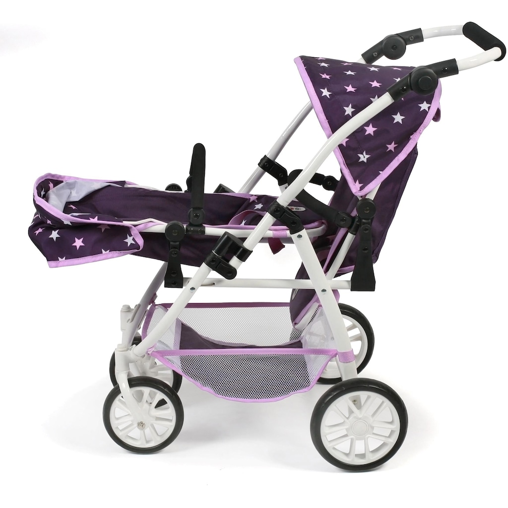 CHIC2000 Puppen-Zwillingsbuggy »Vario, Stars Lila«