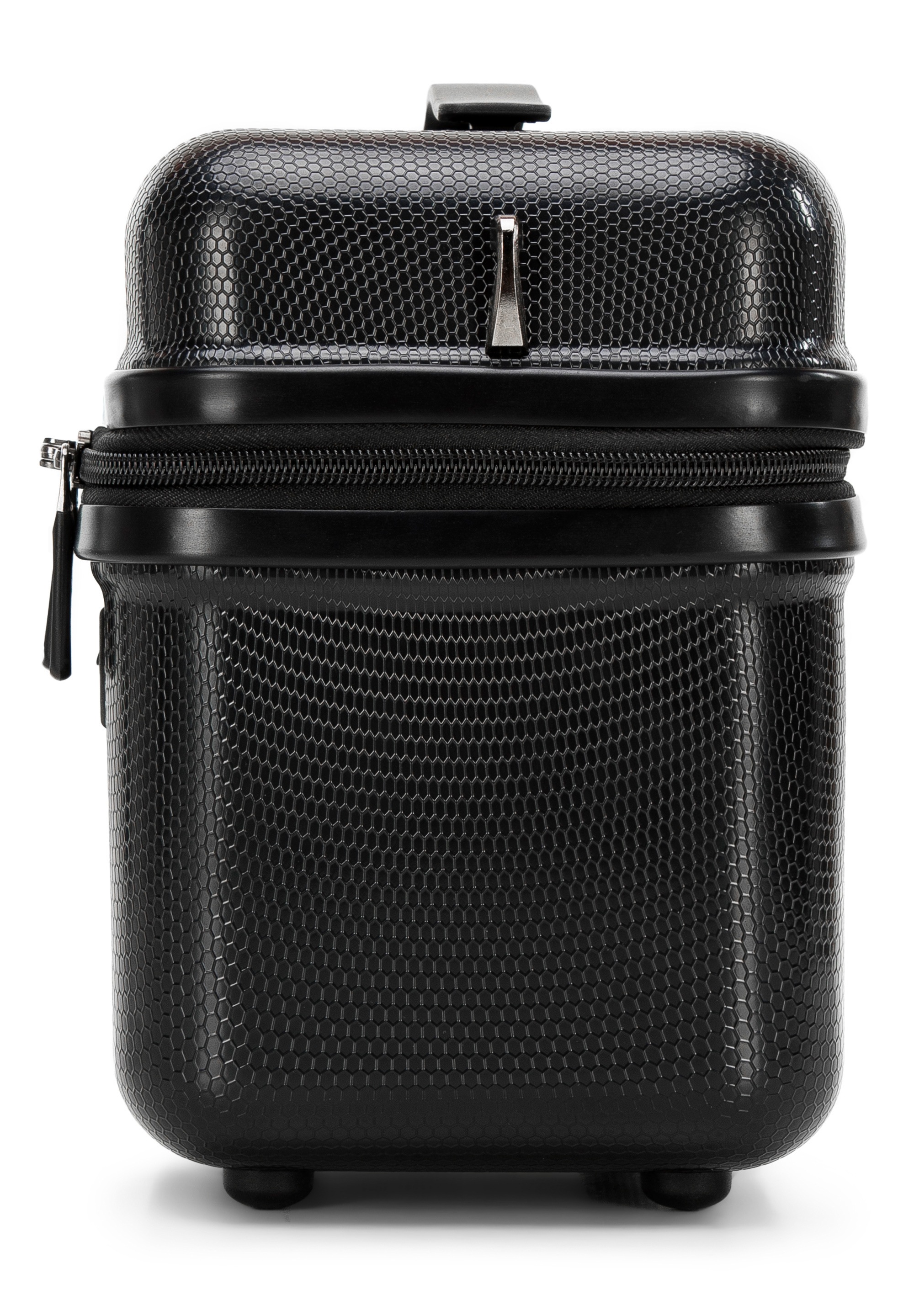 WITTCHEN Handgepäckkoffer »EXPLORER LINE«, (nein), Black Geometric Polycarbonate Travel Cosmetic Case / WITTCHEN