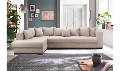 Home affaire Ecksofa »Foggia«, Ottomane XL, auch mit Bettfunktion erhältich kaufen Home affaire Ecksofa »Foggia«, Ottomane XL, auch mit Bettfunktion erhältich kaufen