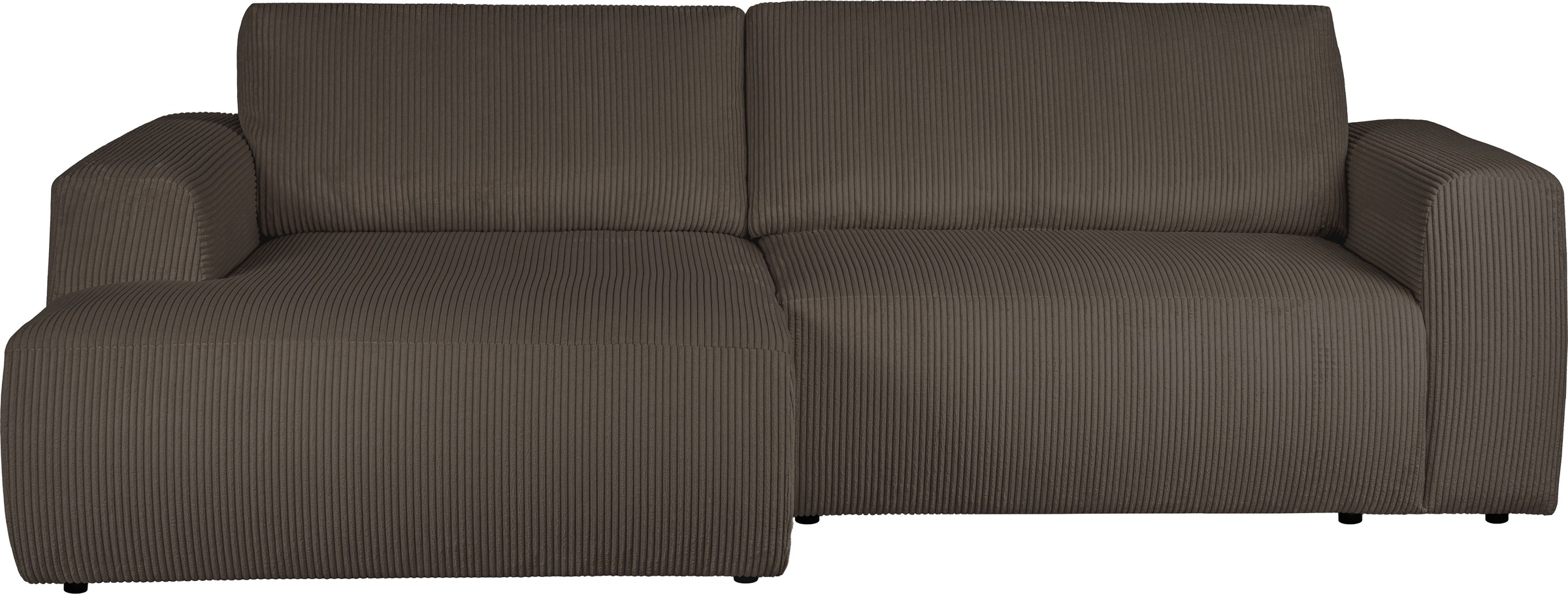 Home affaire Schlafsofa "Noord Schlafecksofa, Breite 250 cm" Cord, Struktur günstig online kaufen