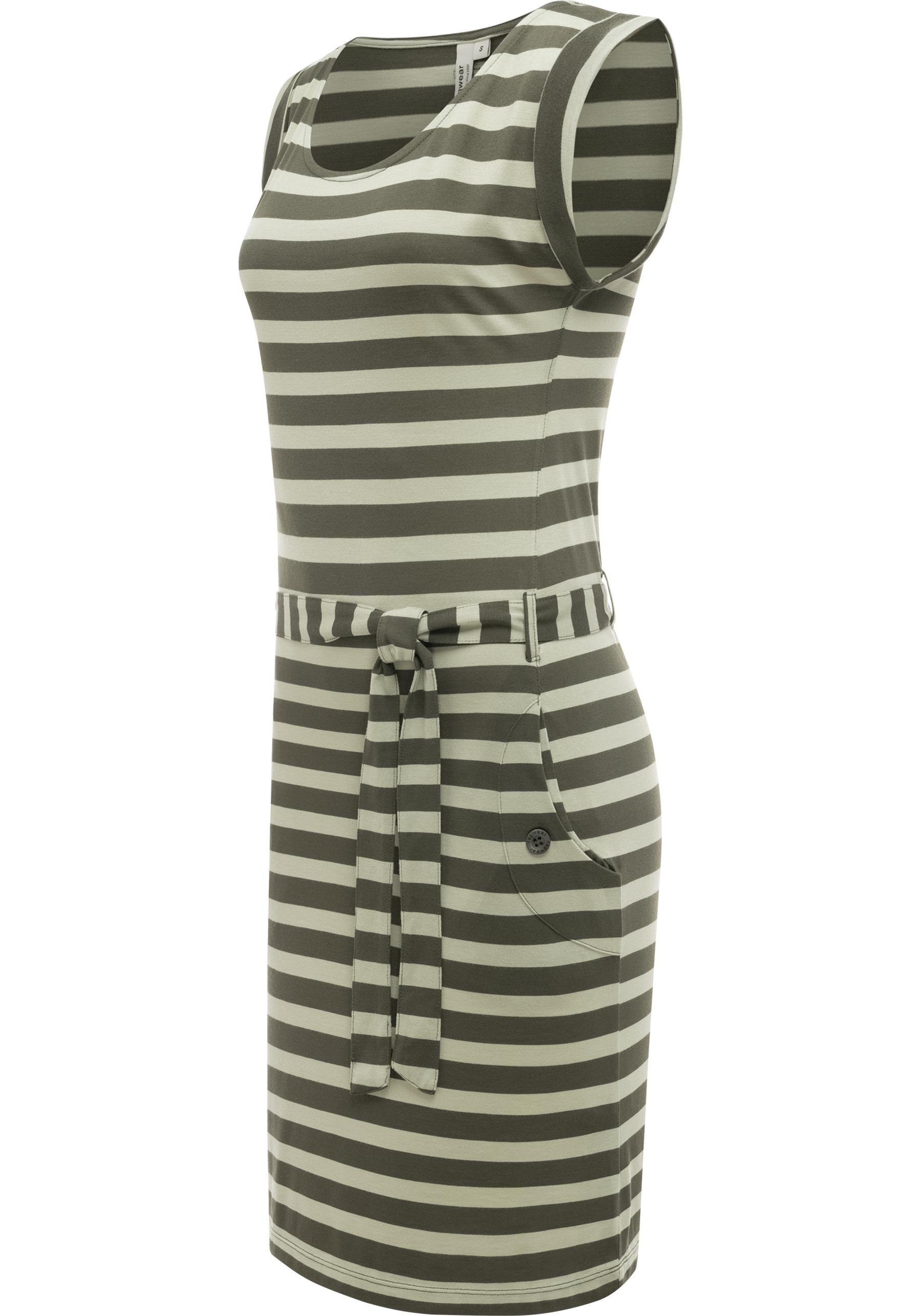 Ragwear Sommerkleid "Tagg Stripes" Eingrifftaschen gestreiftes Damen Minikl günstig online kaufen
