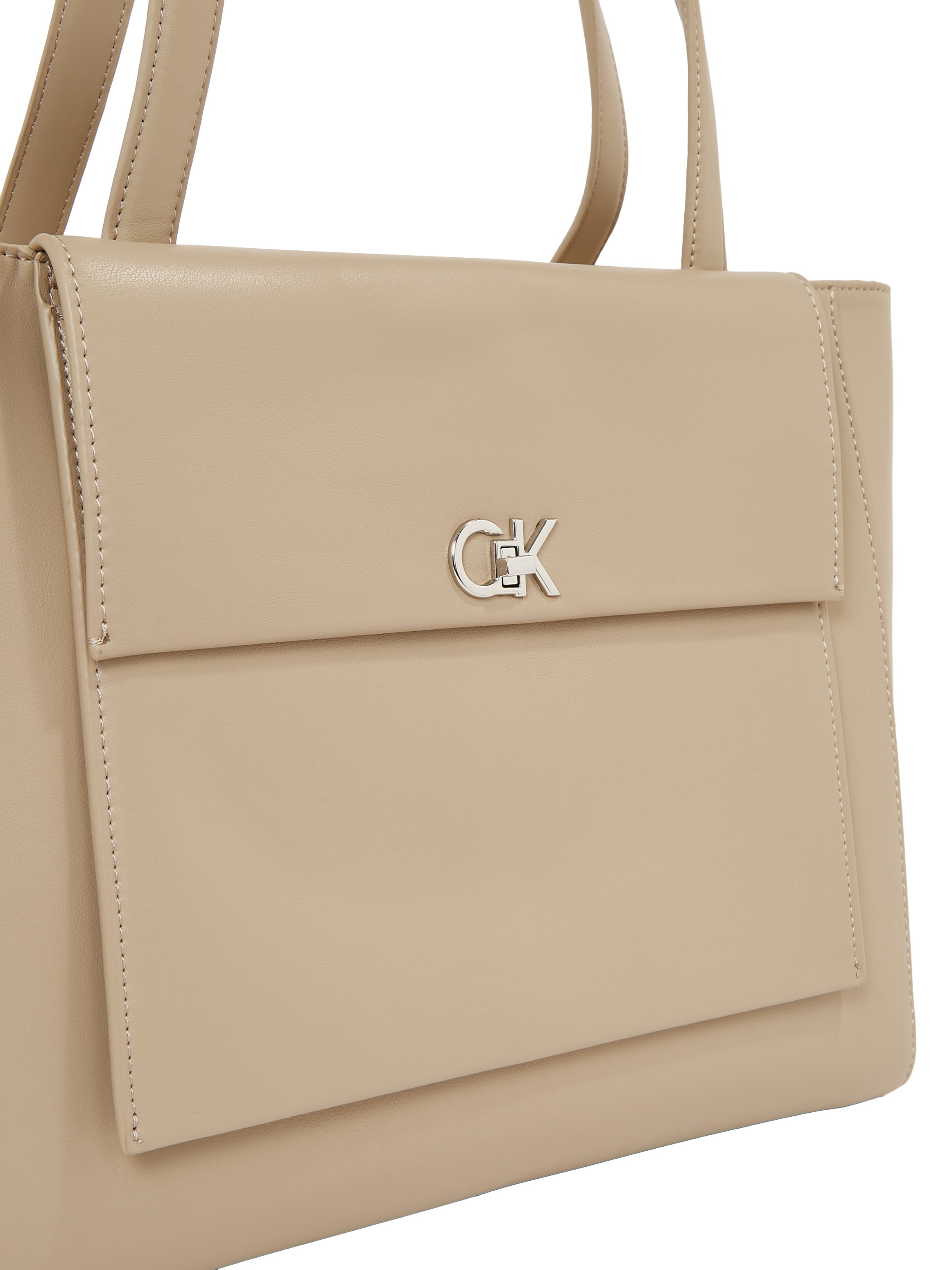 Calvin Klein Shopper »CK MEDIUM SHOPPER W/POCKET«, Henkeltasche, große Umhängetasche mit Tragegriffen