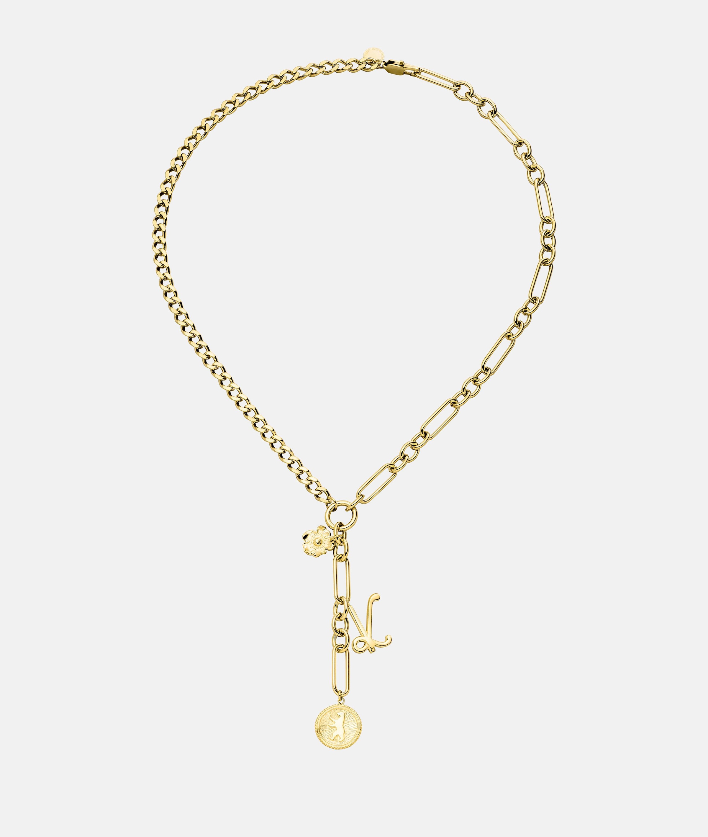 Liebeskind Berlin Kette mit Anhänger »Schmuck Geschenk Edelstahl Halskette Coins and Charms«
