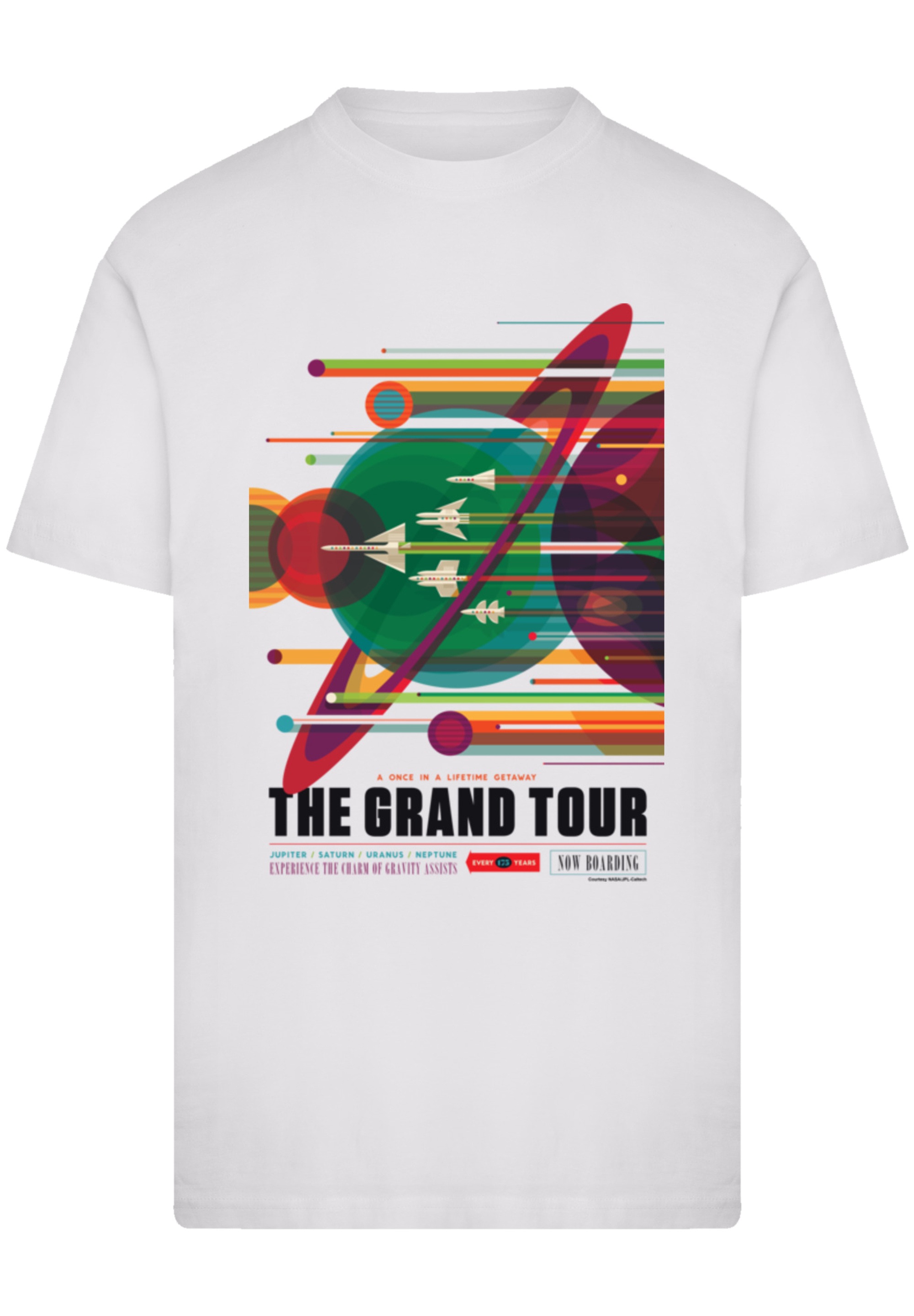 F4NT4STIC T-Shirt »NASA The Grand Tour Interplanetary« Premium Qualität