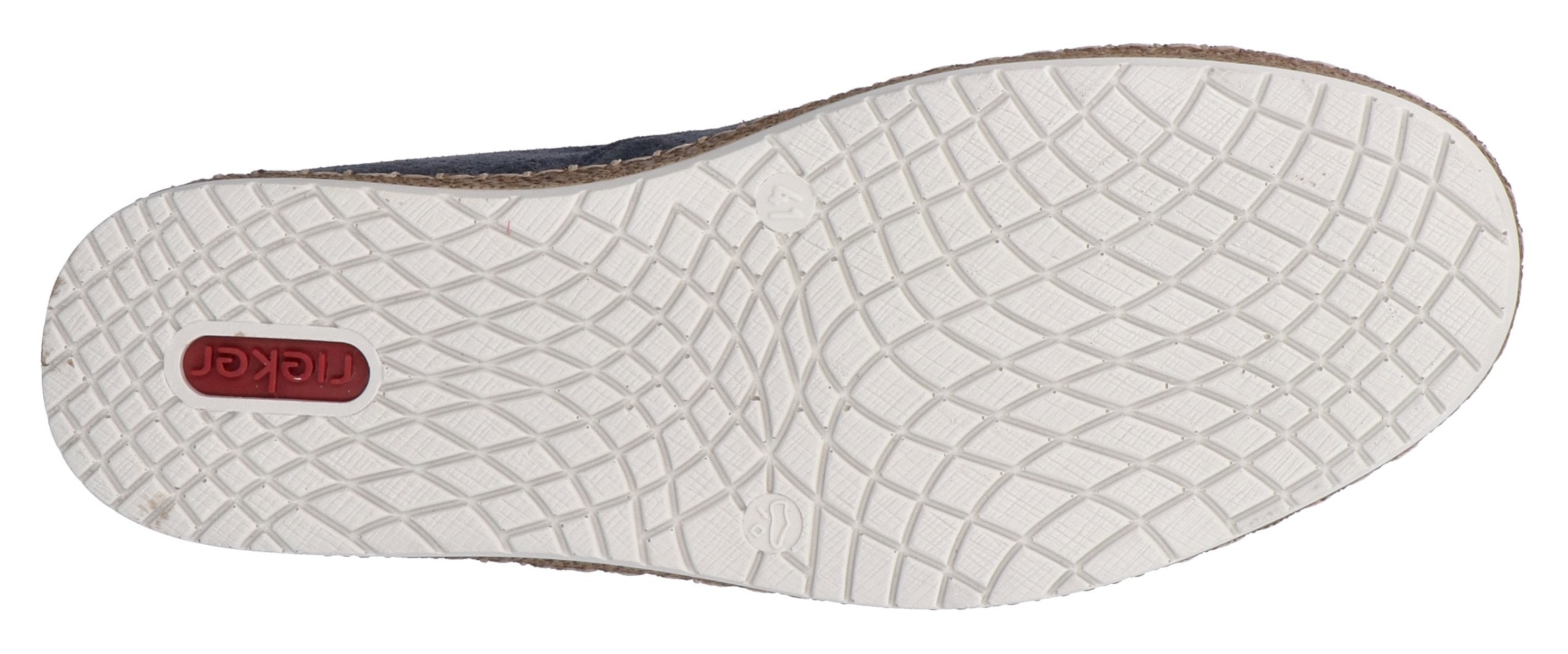 Rieker Slipper, Schlupfschuh, Casual-Slipper, Mokassin mit Perforation