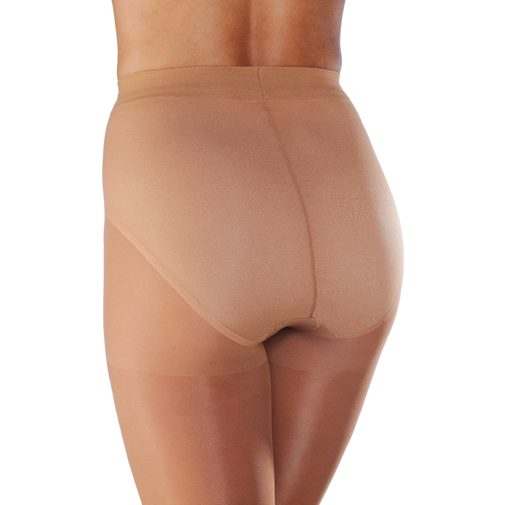 LASCANA Stützstrumpfhose, 40 DEN, (2 St.)